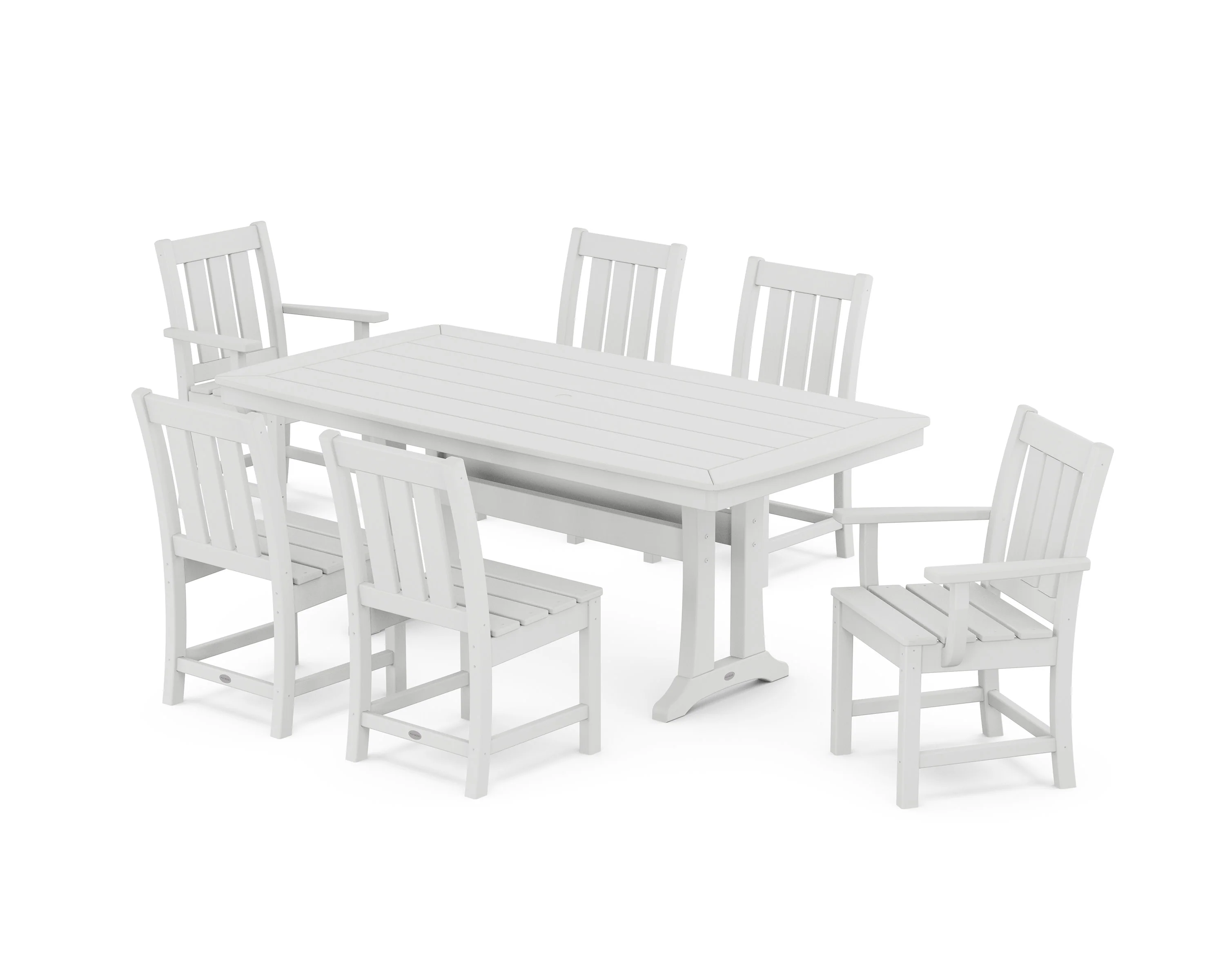 Oxford 7-Piece Dining Set with Trestle Legs - Image 9