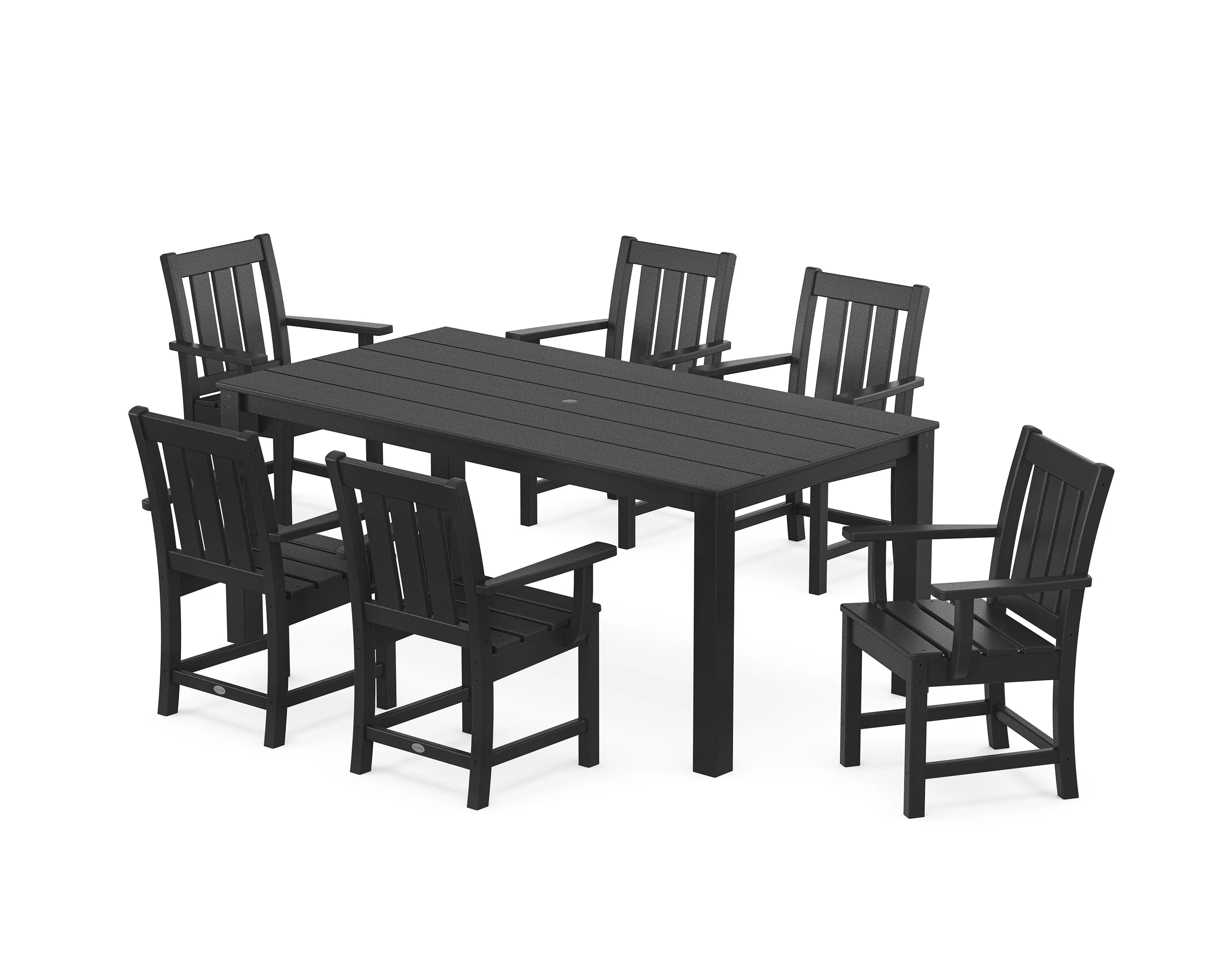 Oxford Arm Chair 7-Piece Parsons Dining Set - Image 5