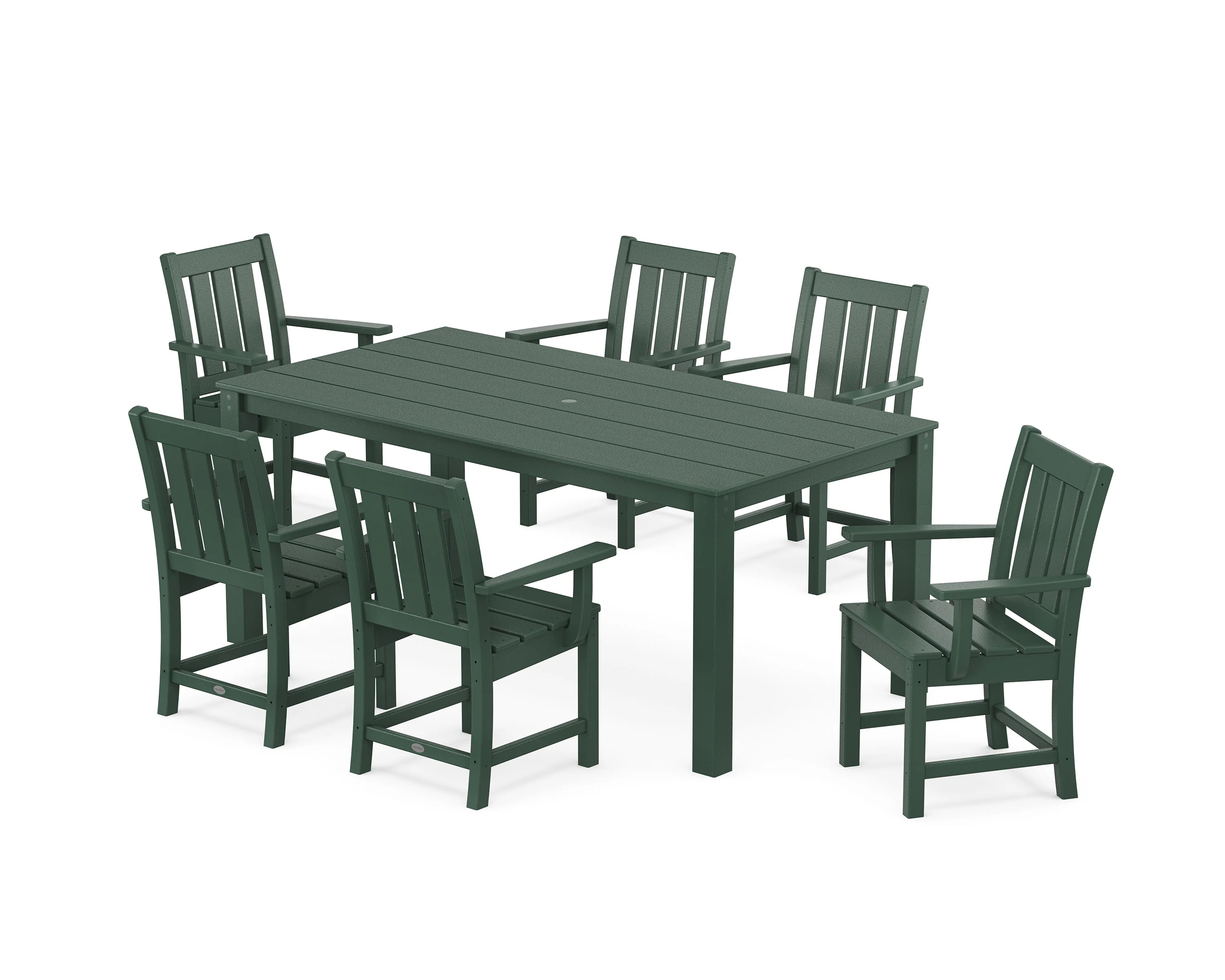 Oxford Arm Chair 7-Piece Parsons Dining Set - Image 7