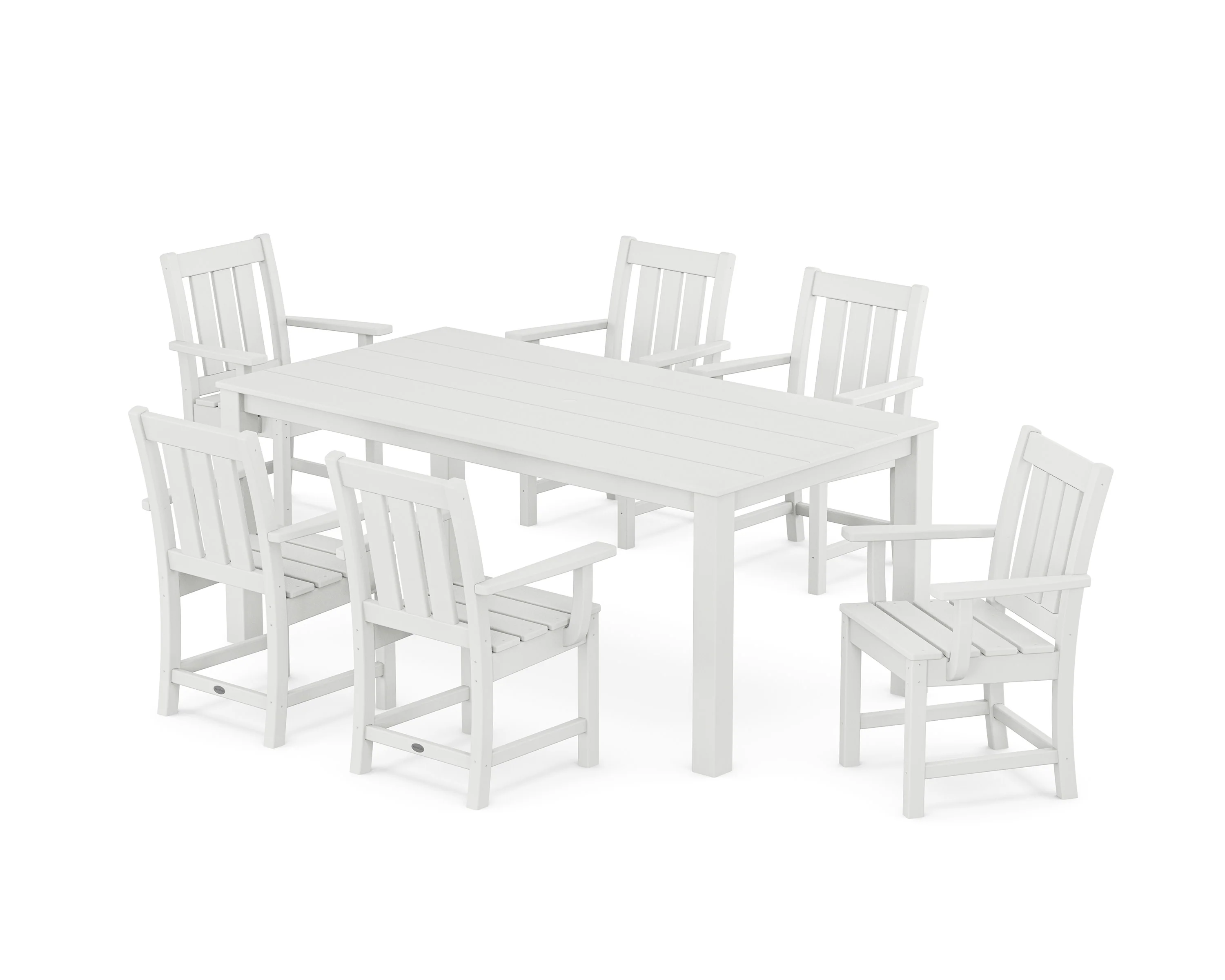 Oxford Arm Chair 7-Piece Parsons Dining Set - Image 9