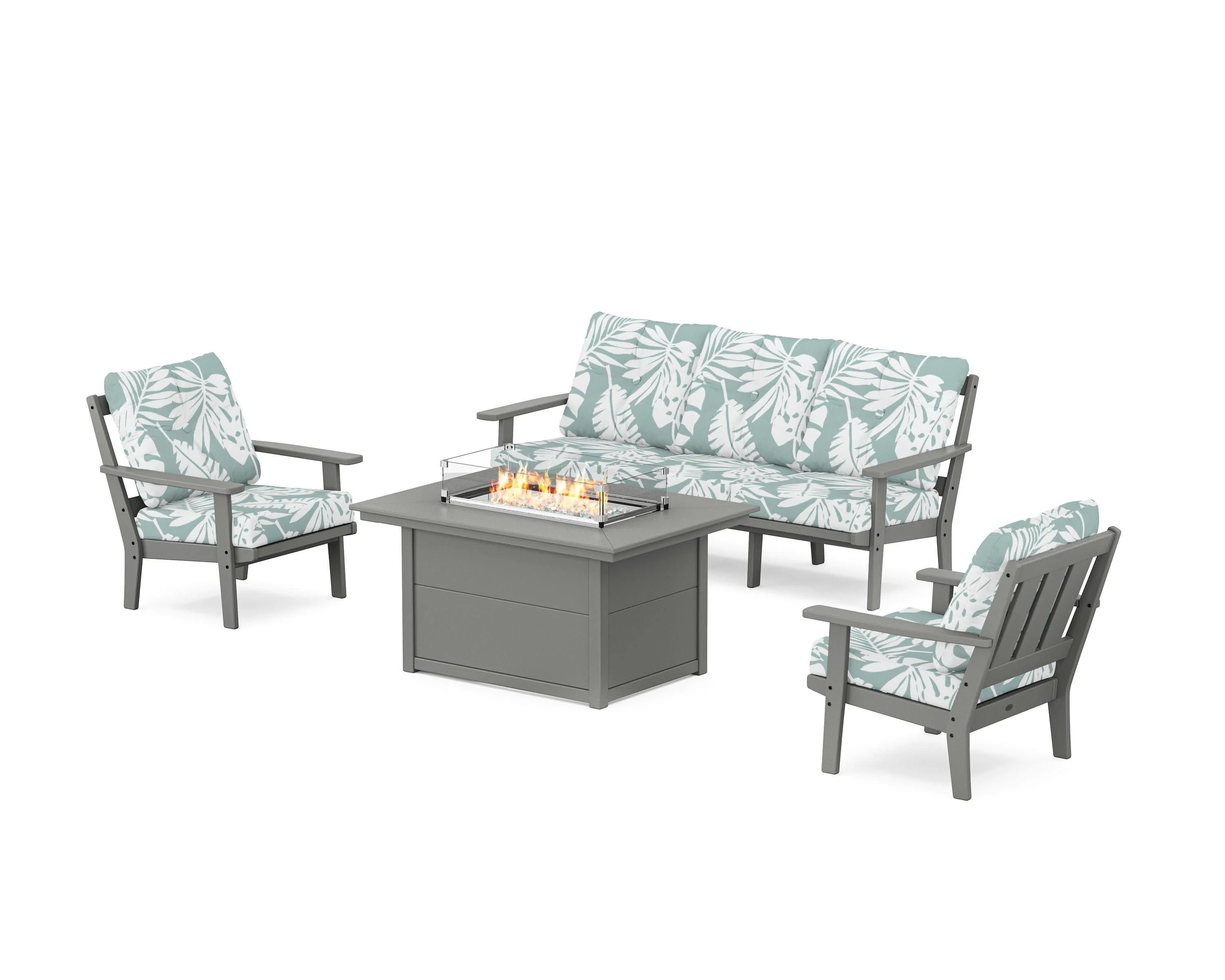 Oxford Deep Seating Fire Pit Table Set - Image 177