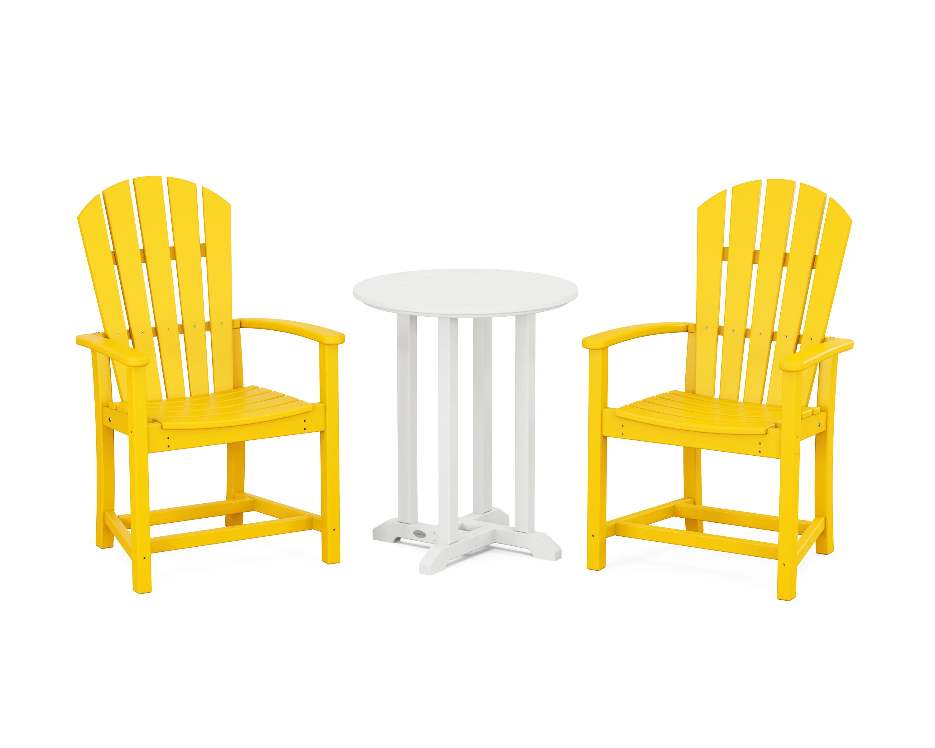 Palm Coast 3-Piece Round Farmhouse Bistro Dining Set - Image 13