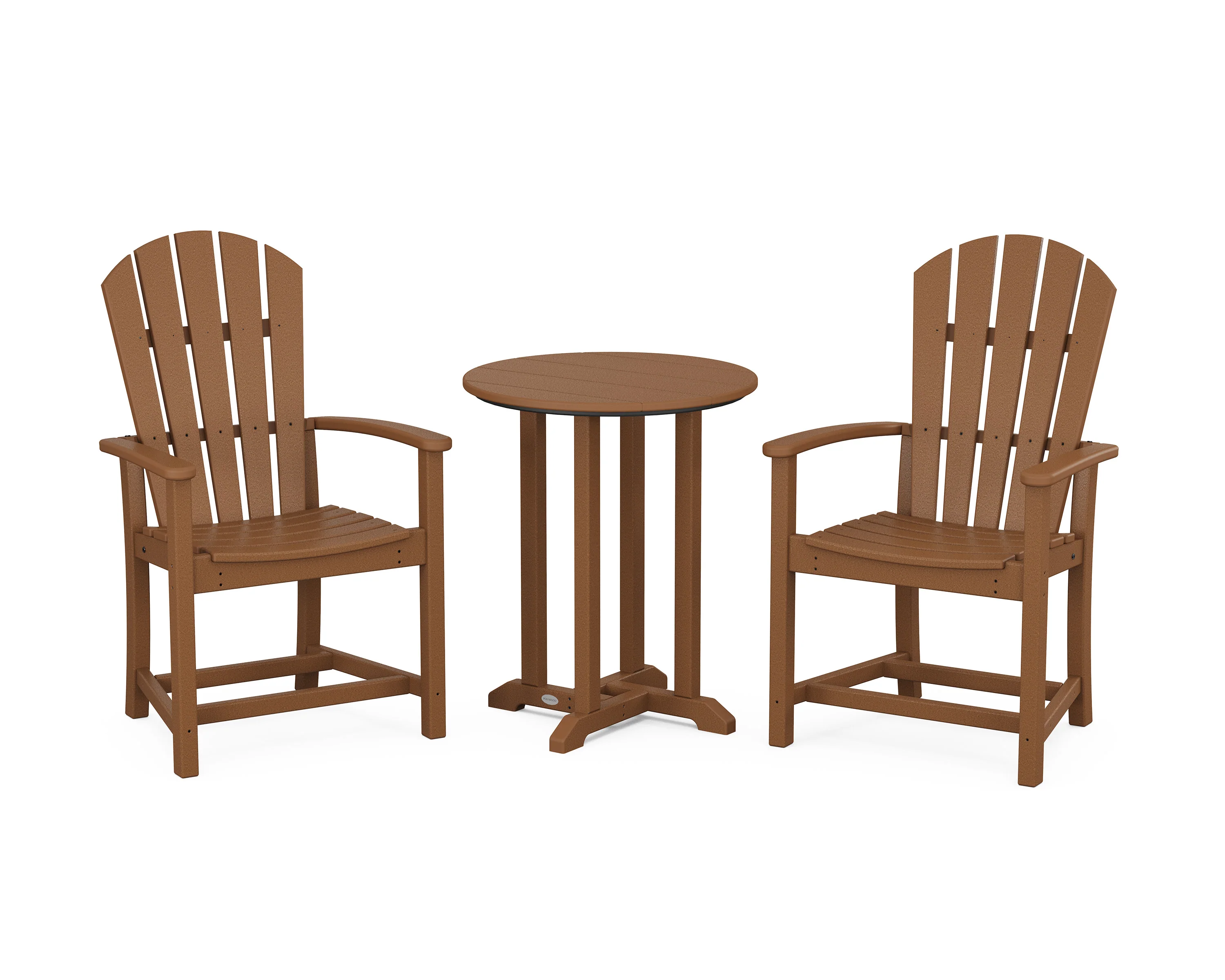 Palm Coast 3-Piece Round Farmhouse Bistro Dining Set - Image 16