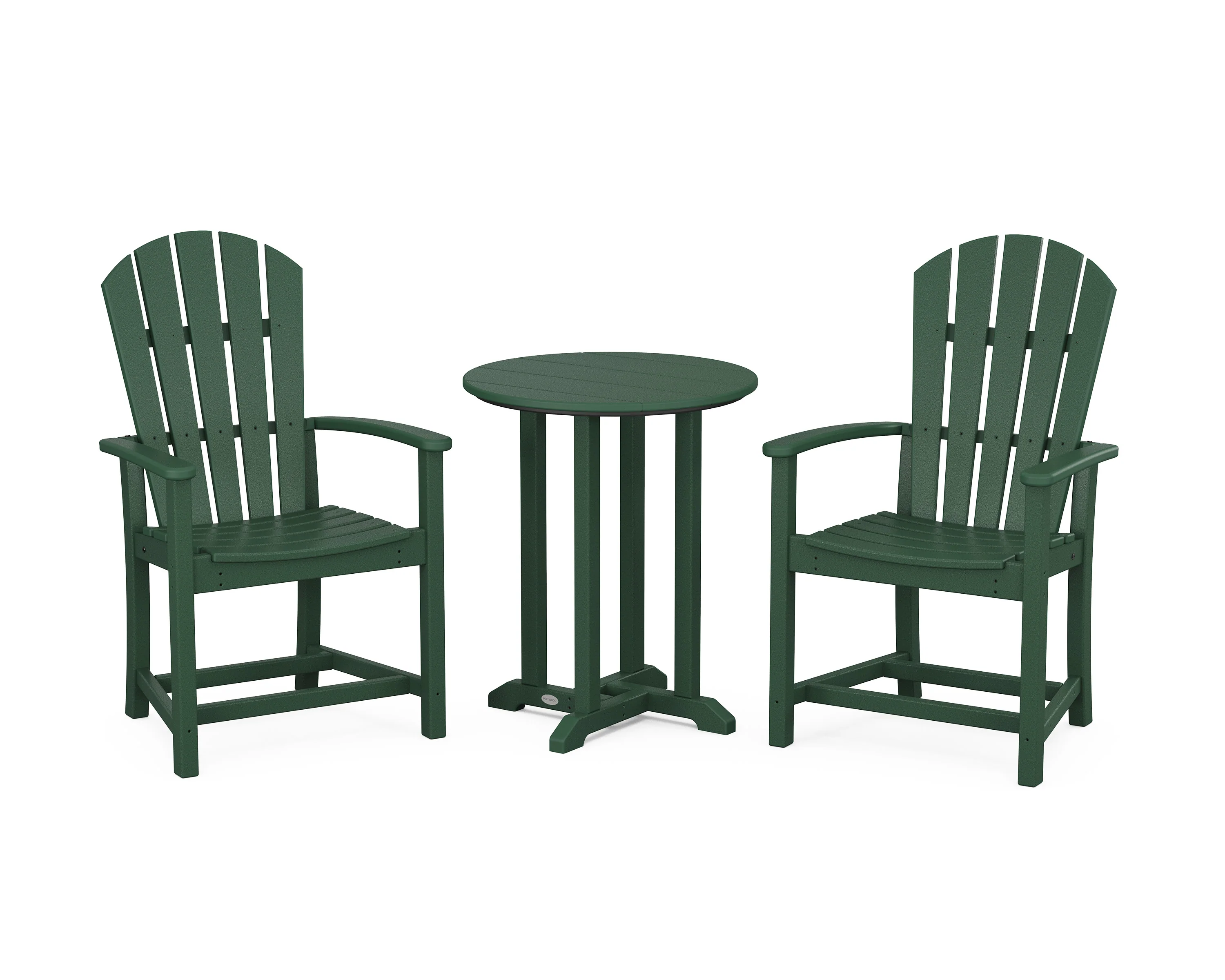 Palm Coast 3-Piece Round Farmhouse Bistro Dining Set - Image 8