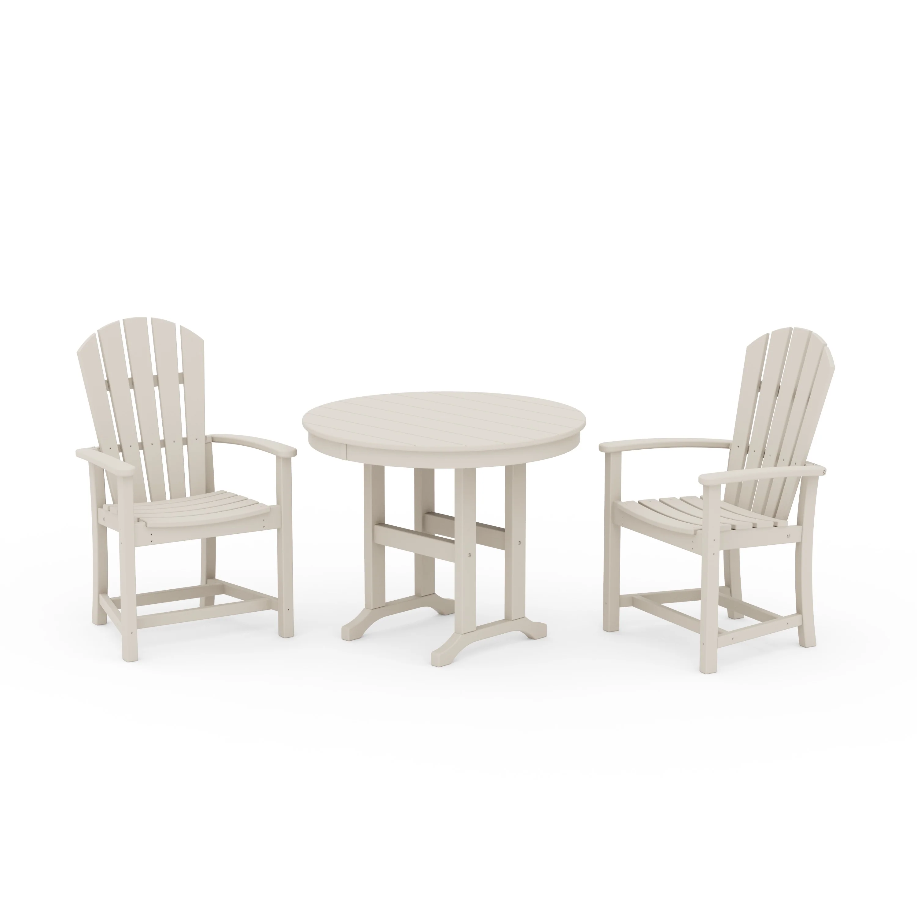 Palm Coast 3-Piece Round Farmhouse Dining Set - Image 11