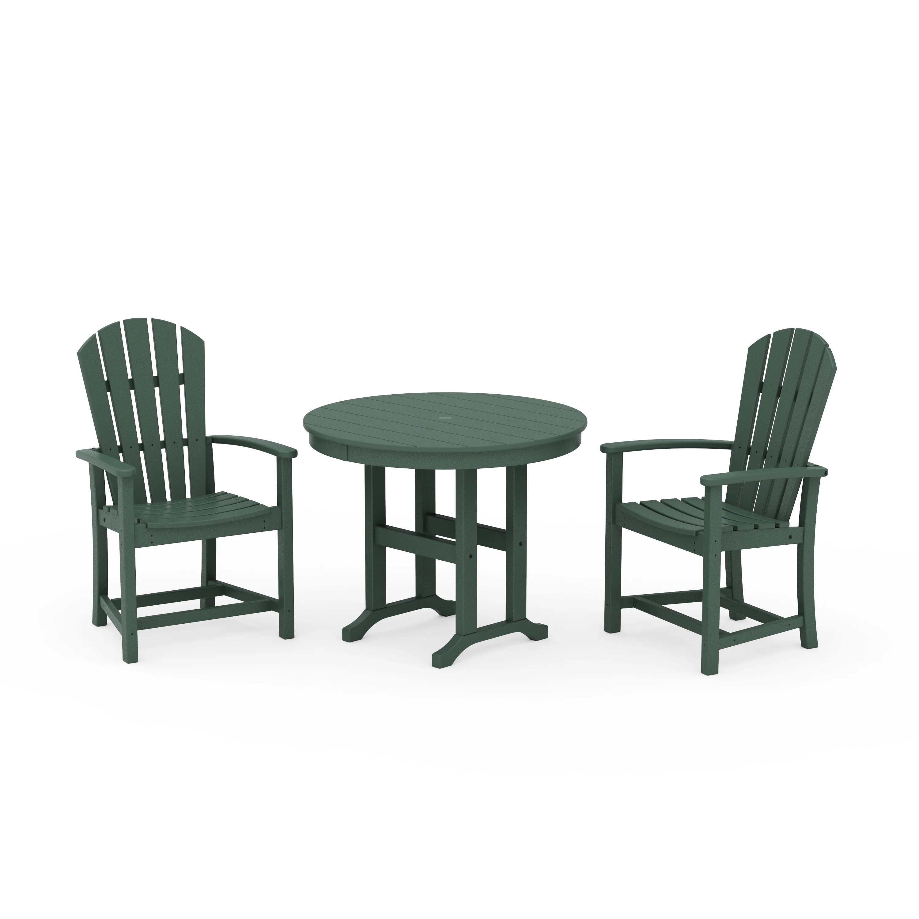 Palm Coast 3-Piece Round Farmhouse Dining Set - Image 12