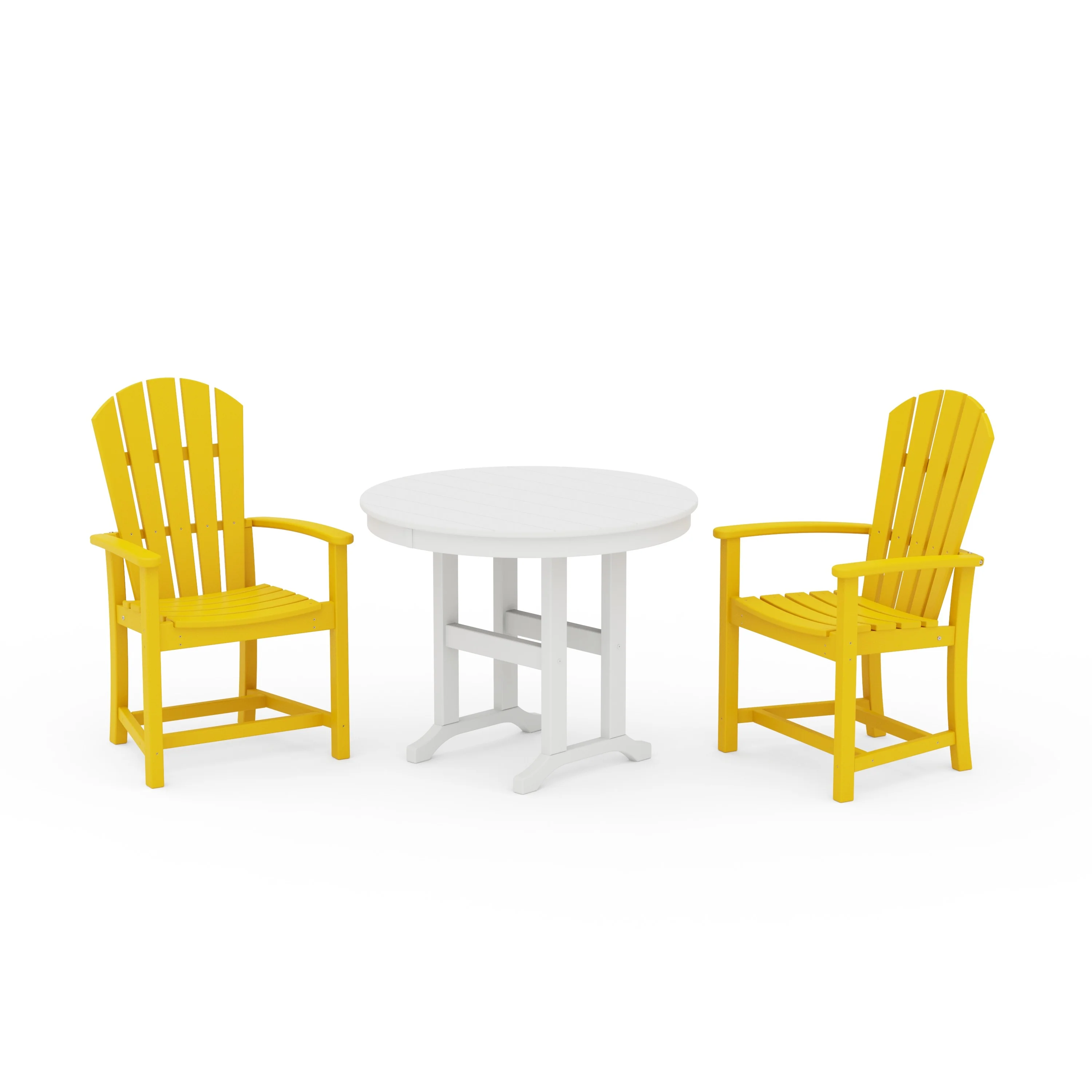Palm Coast 3-Piece Round Farmhouse Dining Set - Image 14