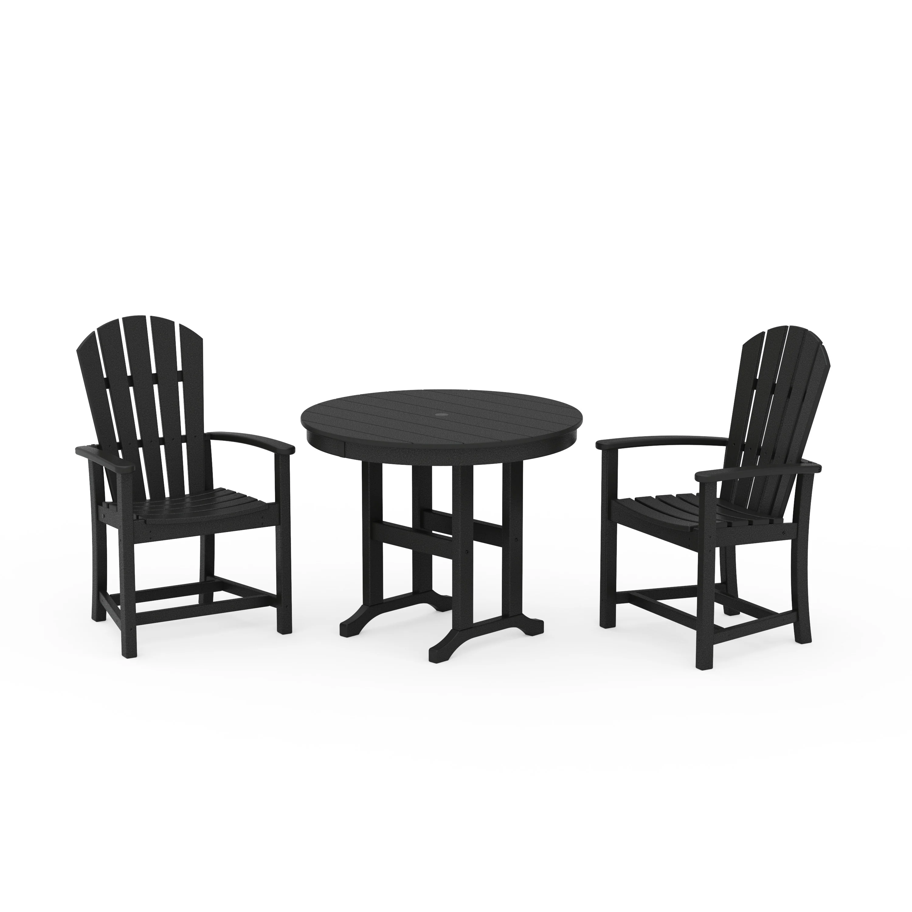 Palm Coast 3-Piece Round Farmhouse Dining Set - Image 16
