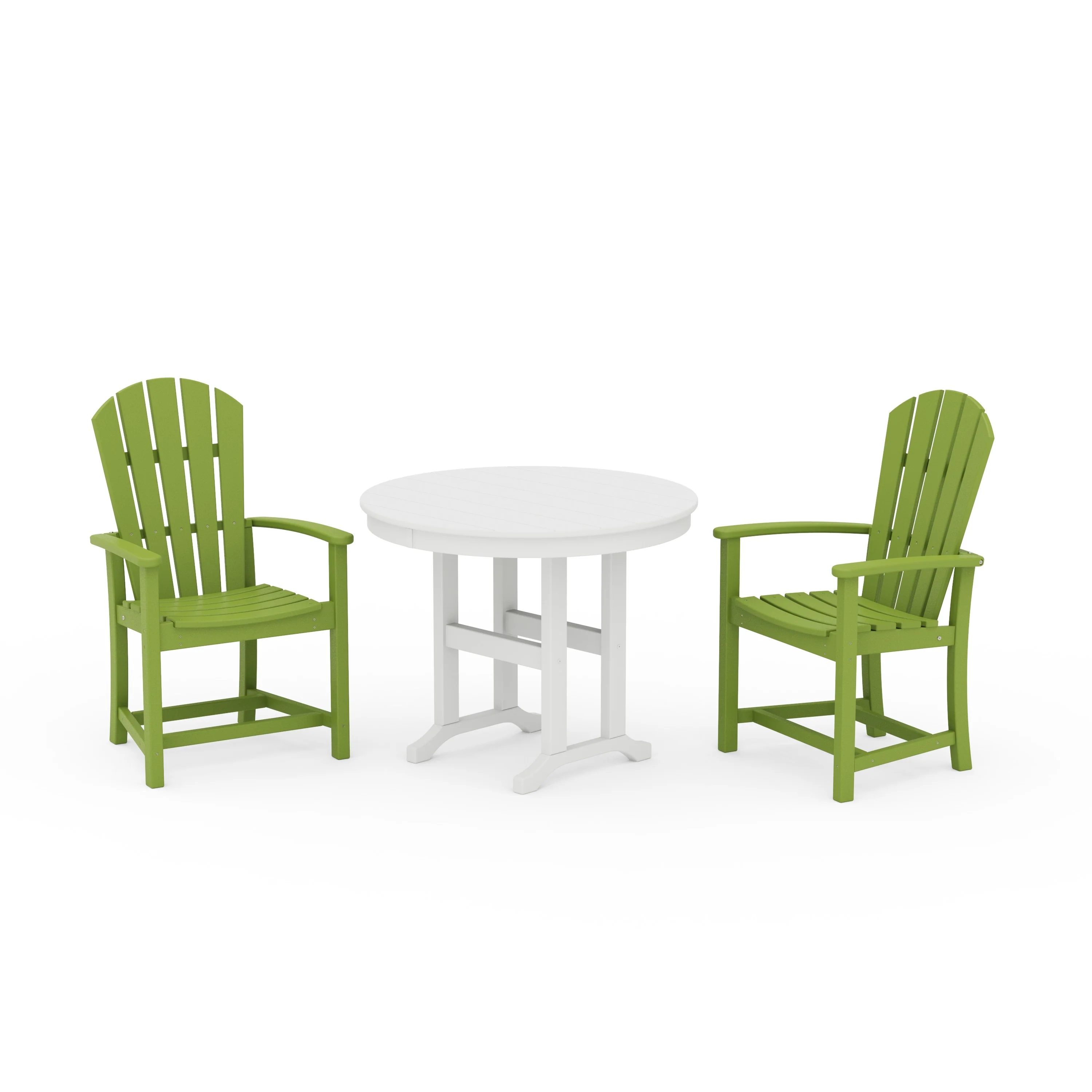 Palm Coast 3-Piece Round Farmhouse Dining Set - Image 6