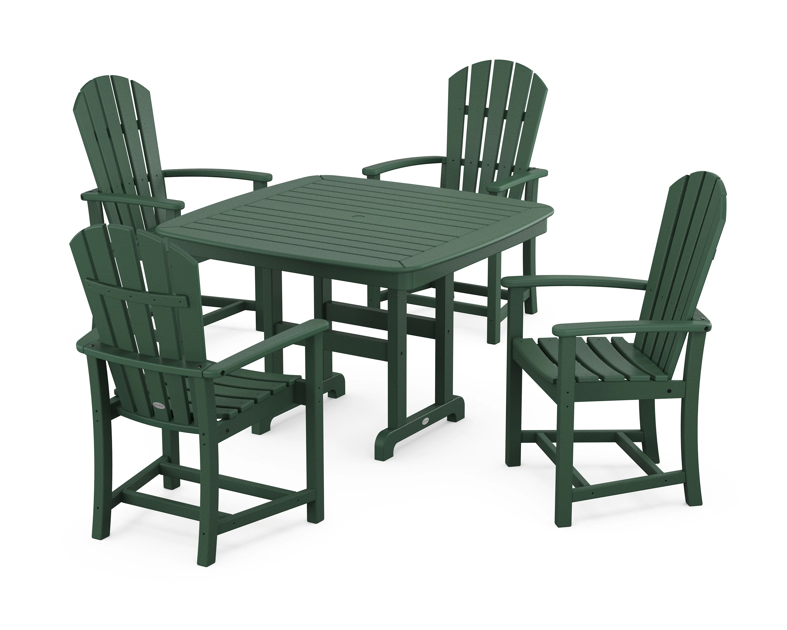 Palm Coast 5-Piece Dining Set with Trestle Legs - Image 10