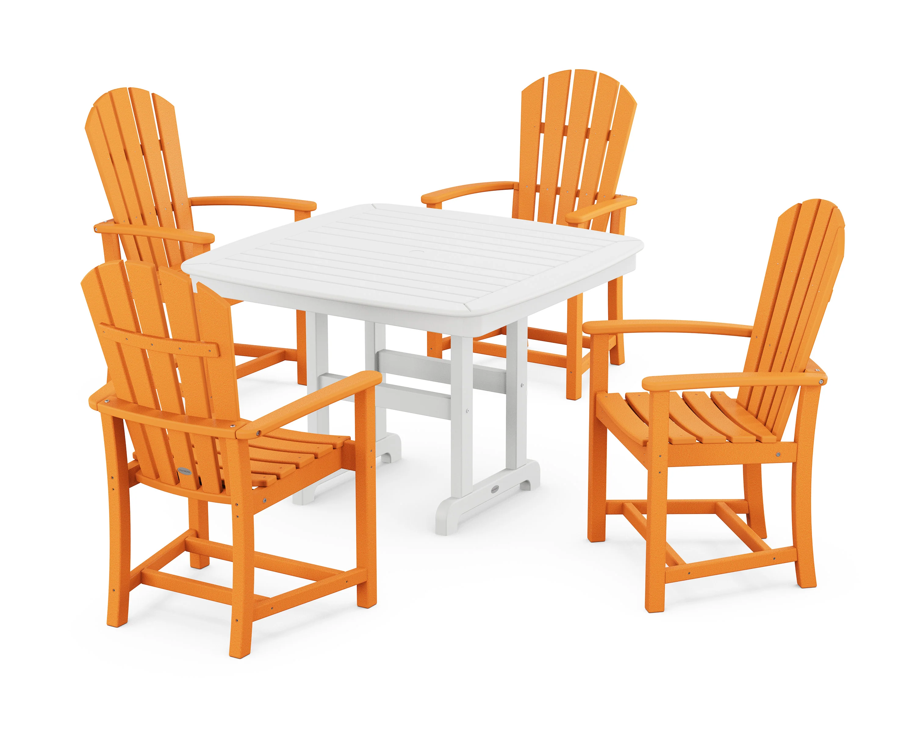 Palm Coast 5-Piece Dining Set with Trestle Legs - Image 11