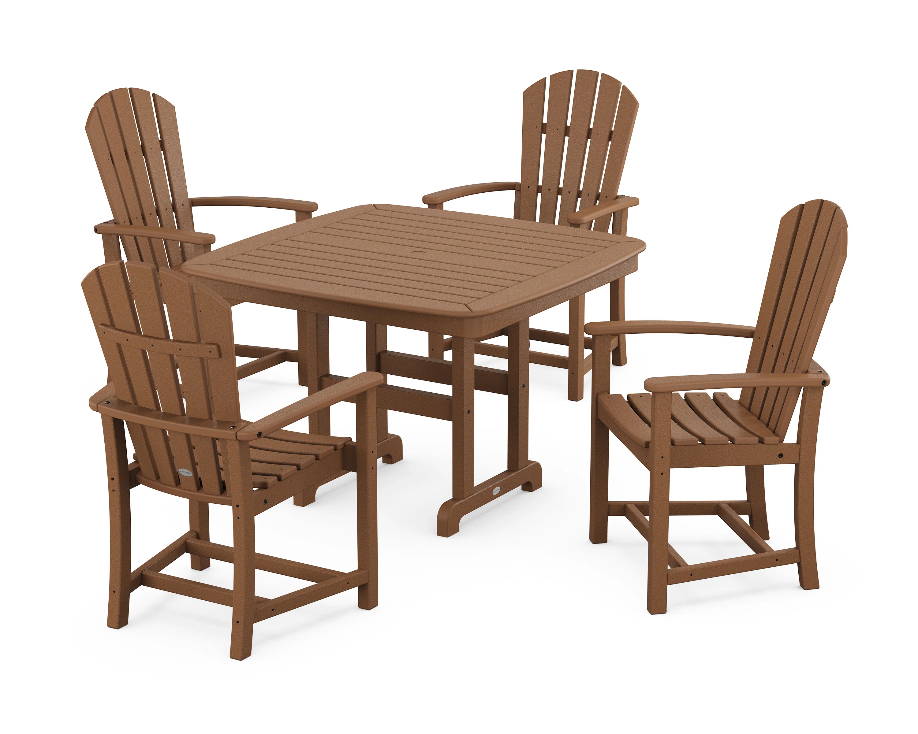 Palm Coast 5-Piece Dining Set with Trestle Legs - Image 16