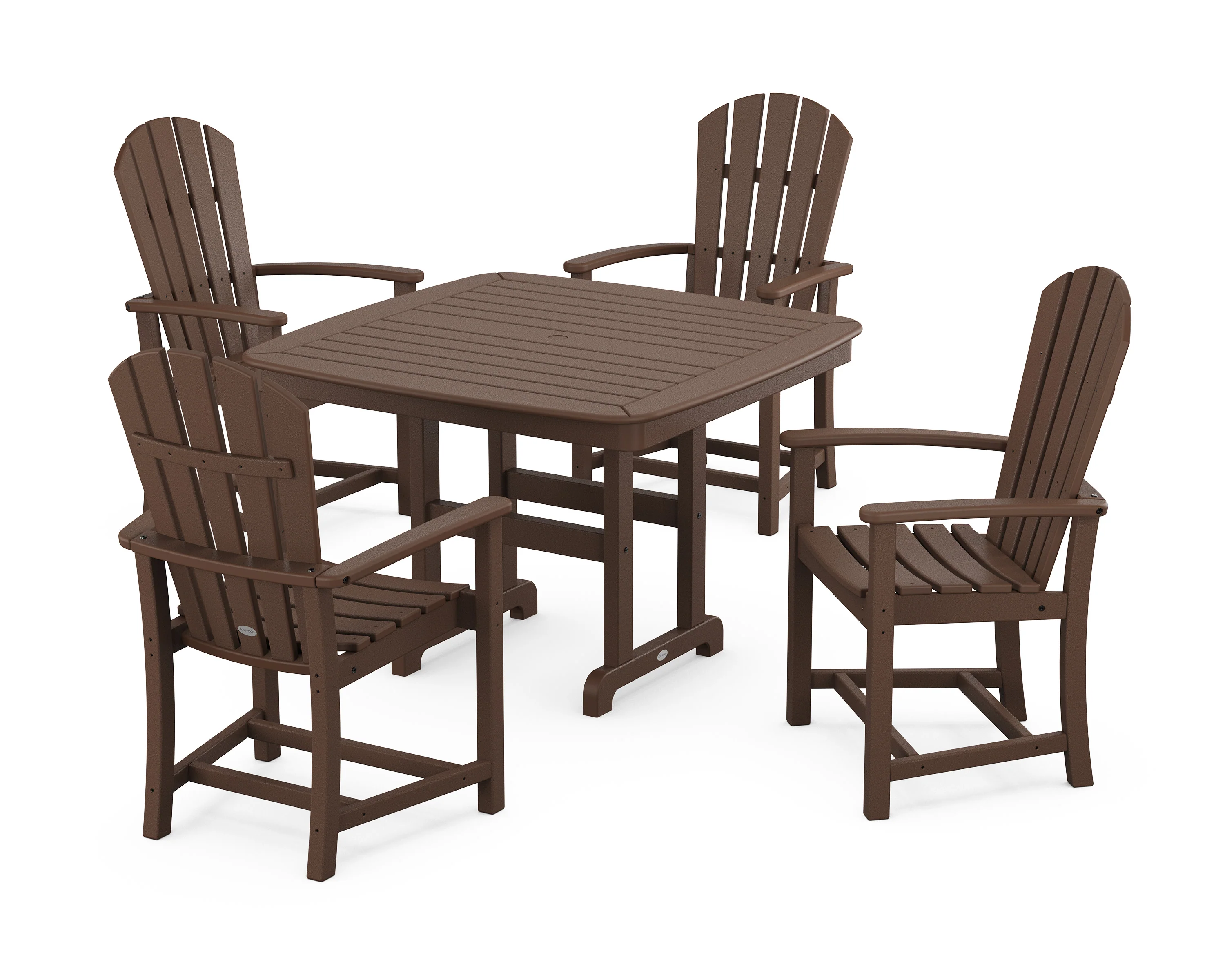 Palm Coast 5-Piece Dining Set with Trestle Legs - Image 6