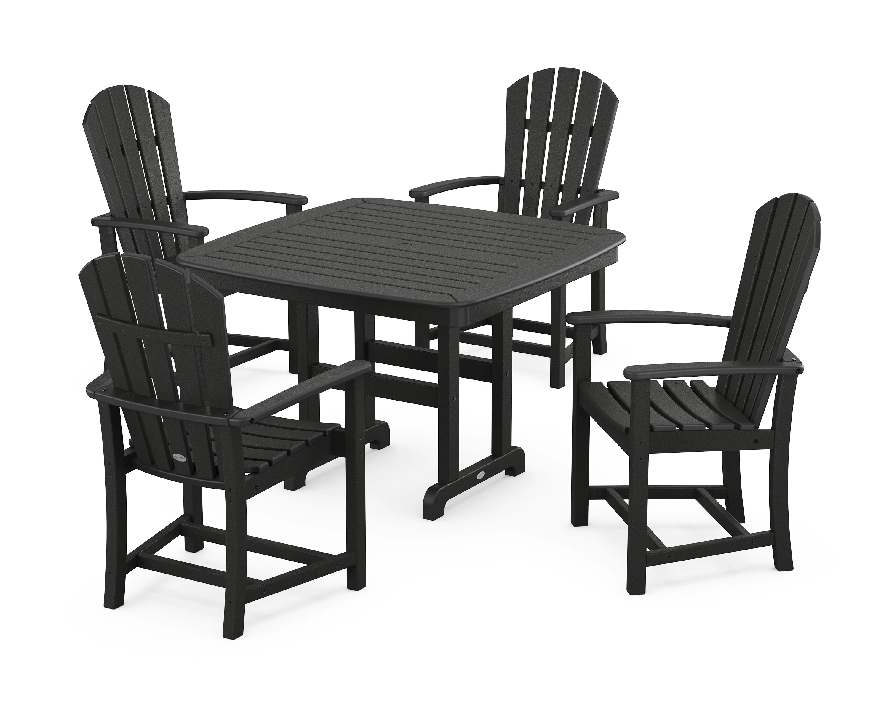 Palm Coast 5-Piece Dining Set with Trestle Legs - Image 7