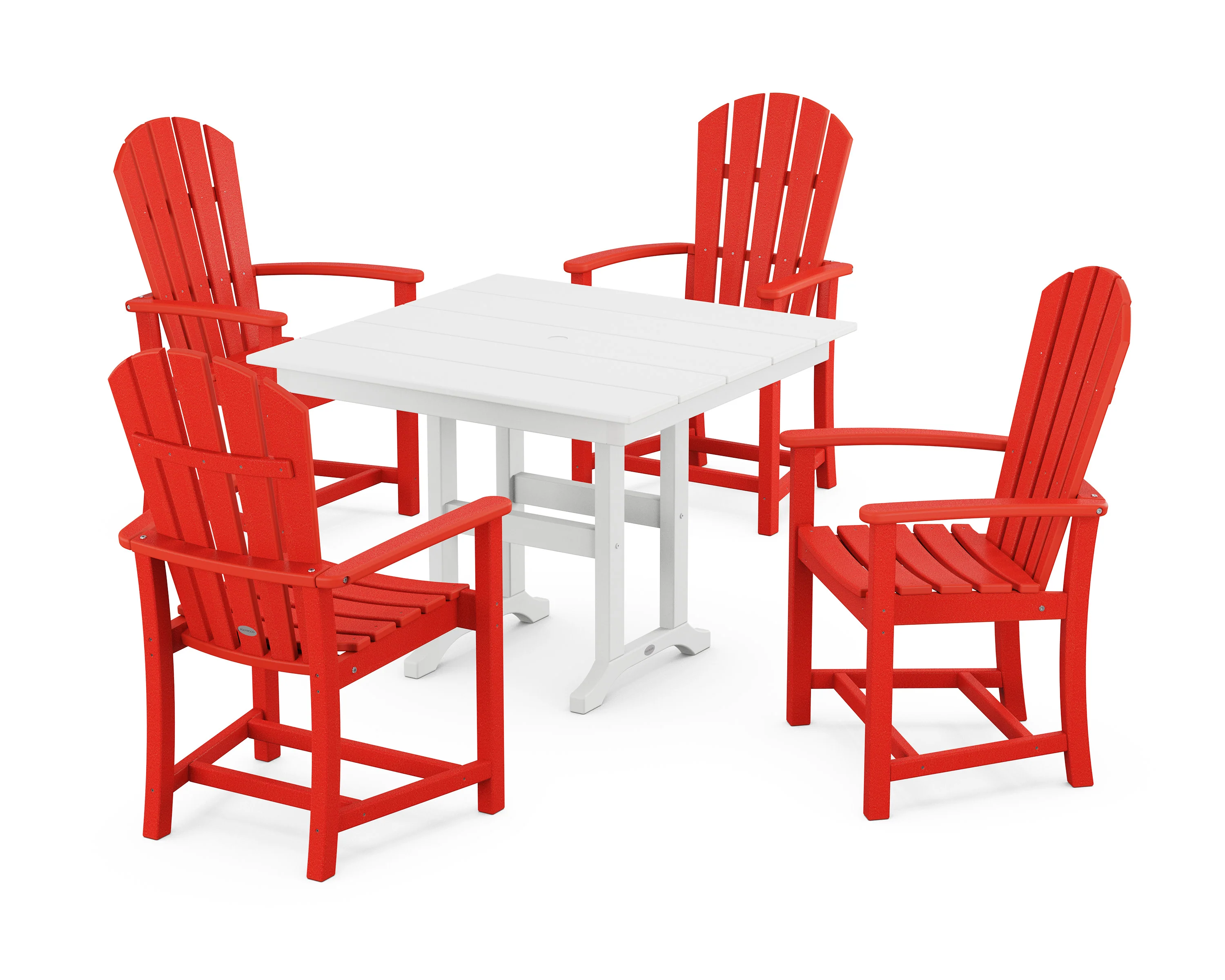Palm Coast 5-Piece Farmhouse Dining Set - Image 14