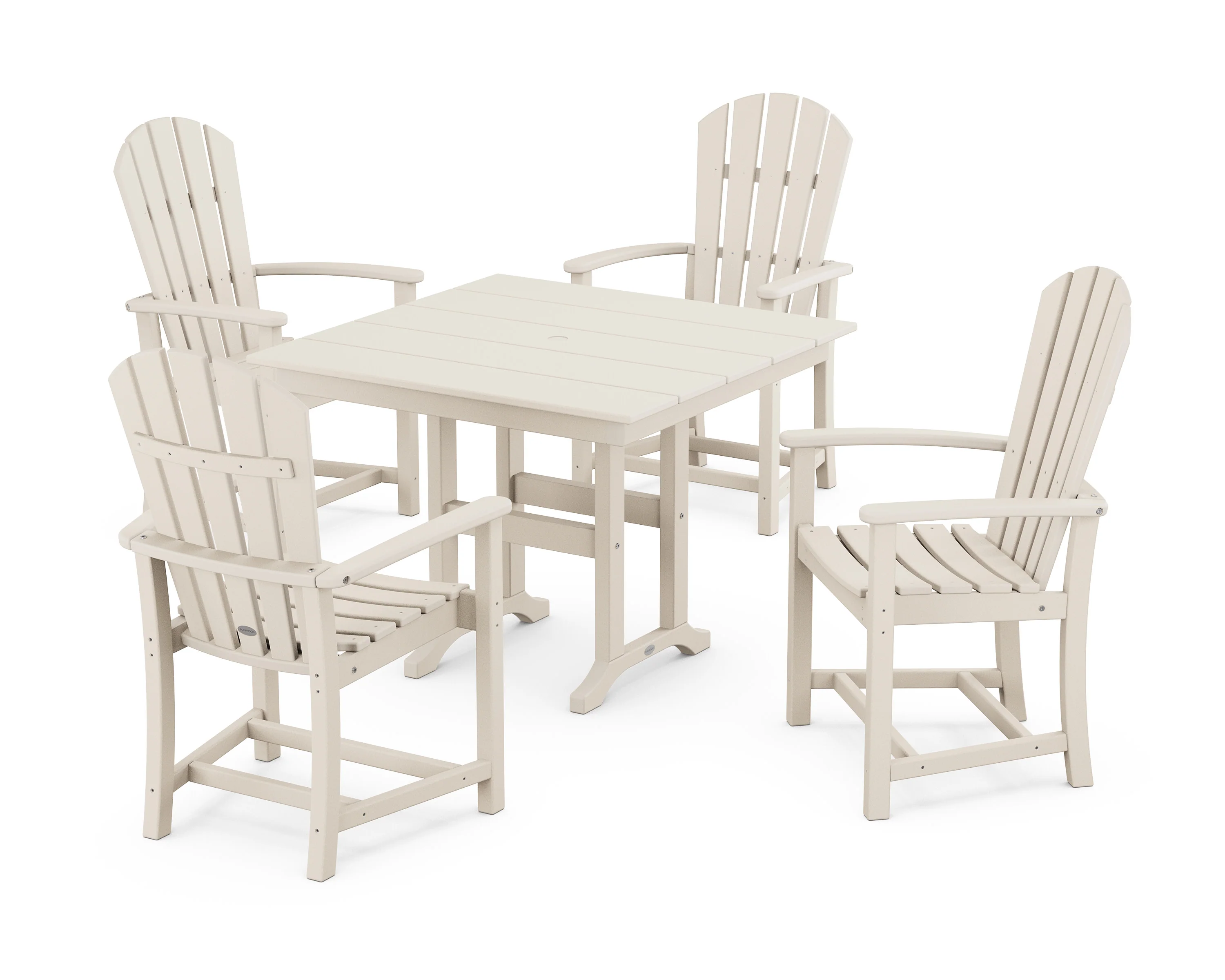 Palm Coast 5-Piece Farmhouse Dining Set - Image 15