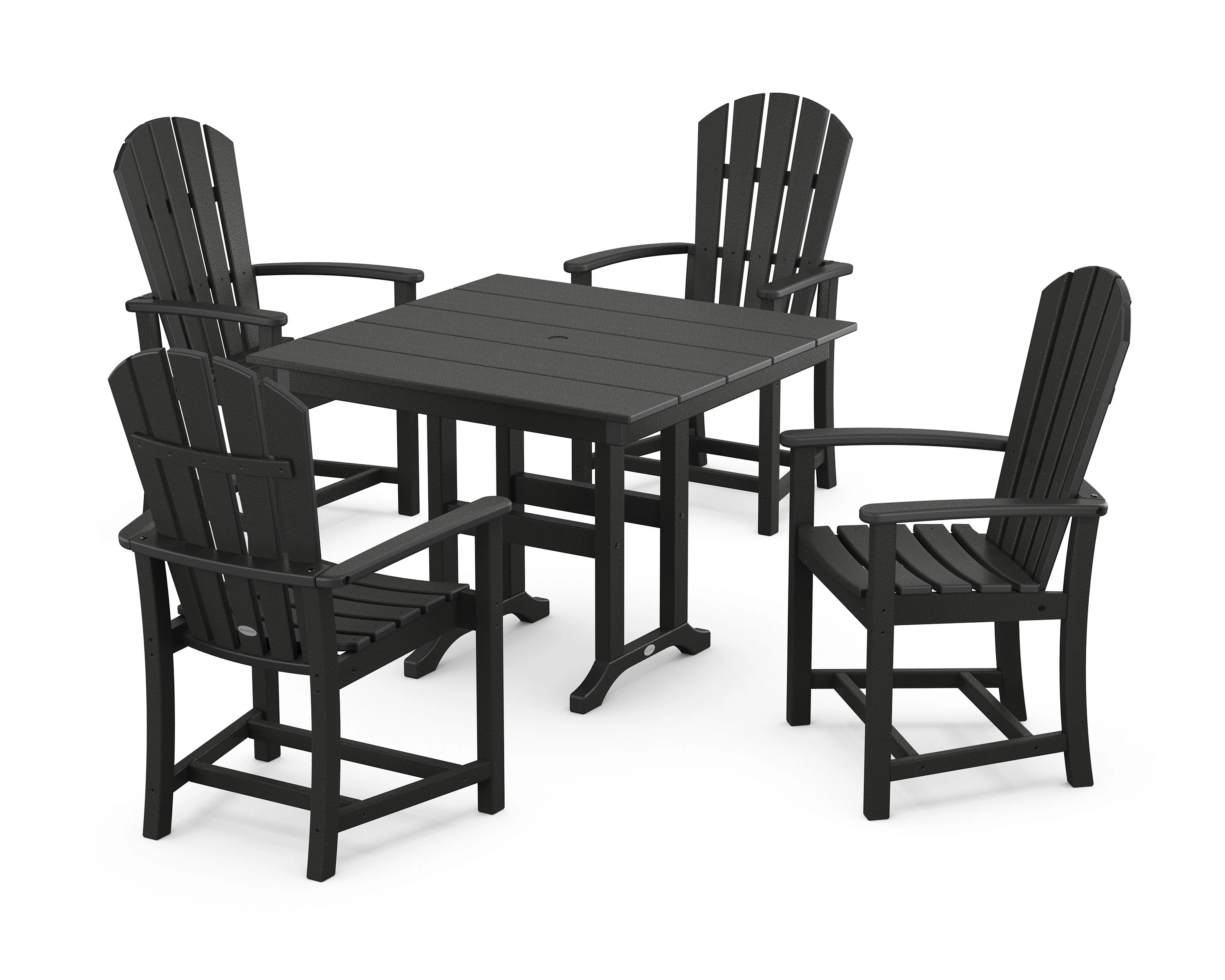 Palm Coast 5-Piece Farmhouse Dining Set - Image 5