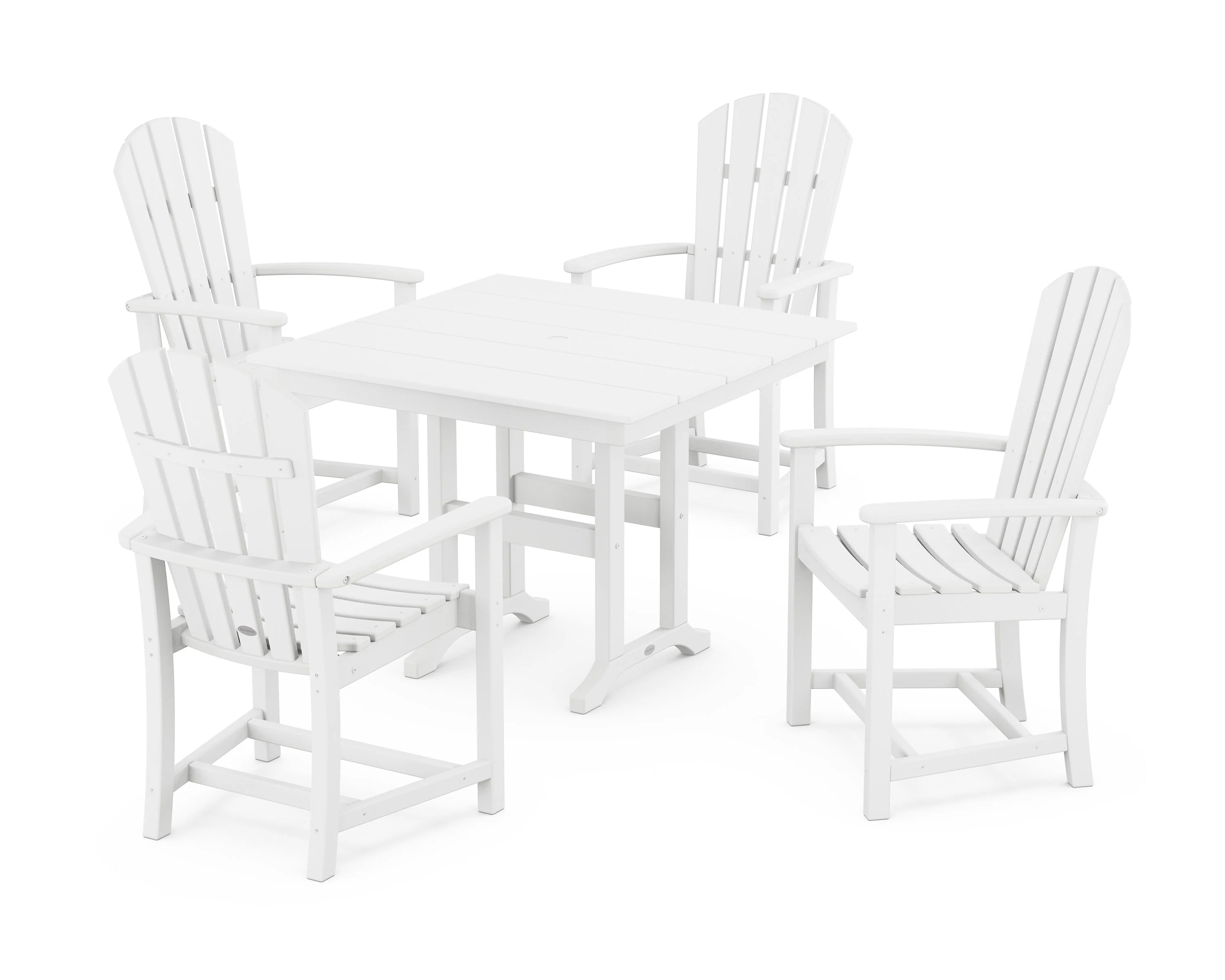 Palm Coast 5-Piece Farmhouse Dining Set - Image 6