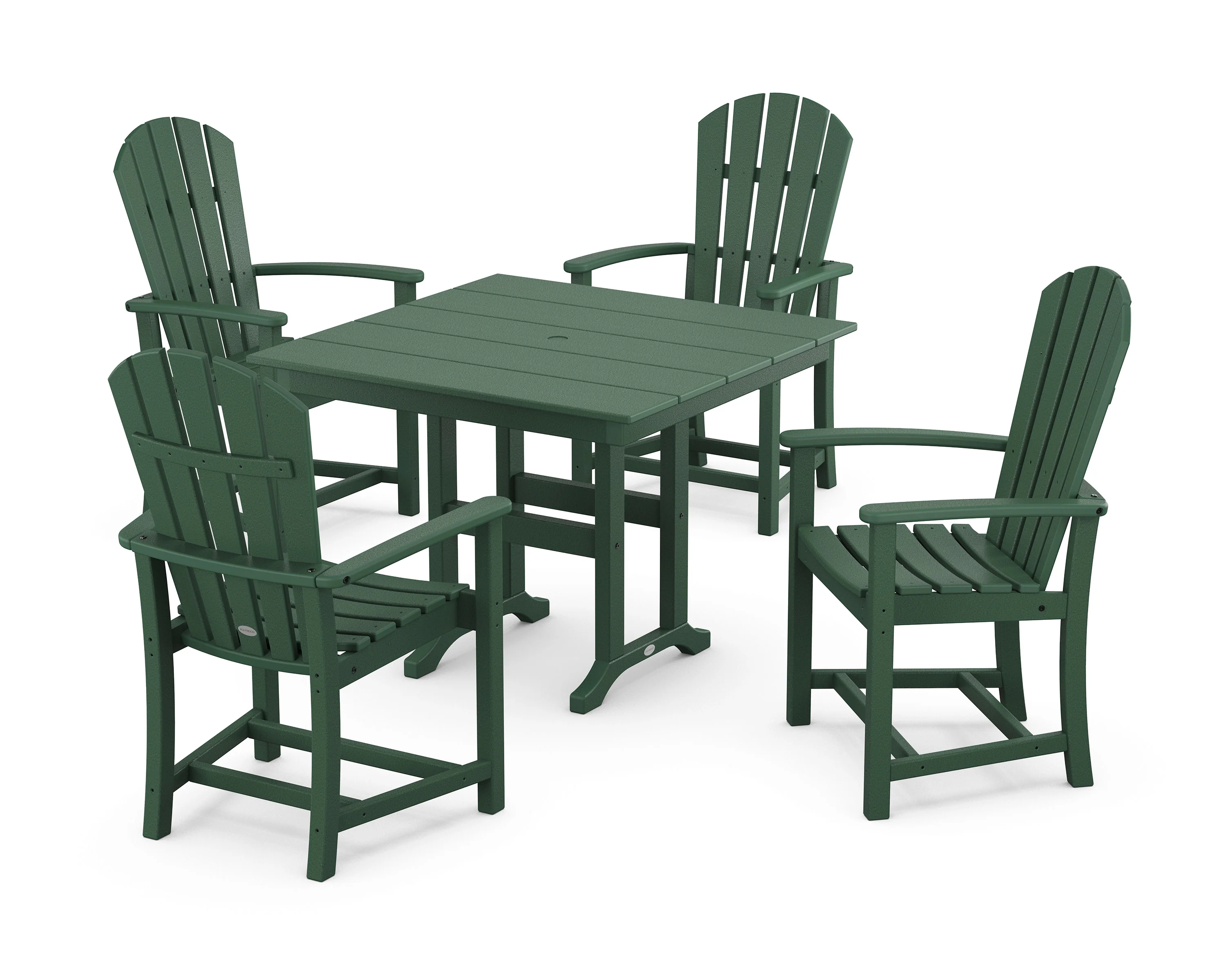 Palm Coast 5-Piece Farmhouse Dining Set - Image 7