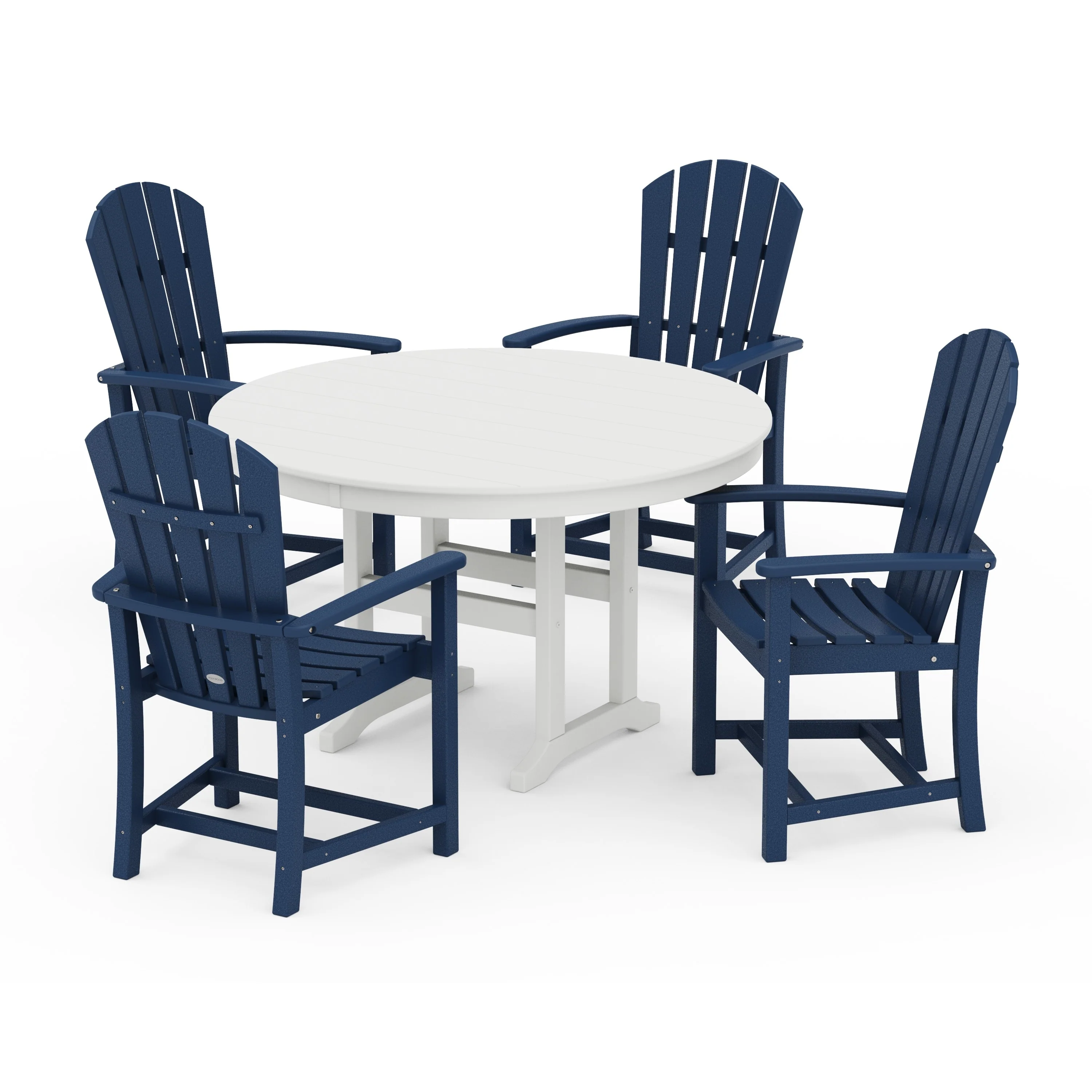 Palm Coast 5-Piece Round Farmhouse Dining Set - Image 10