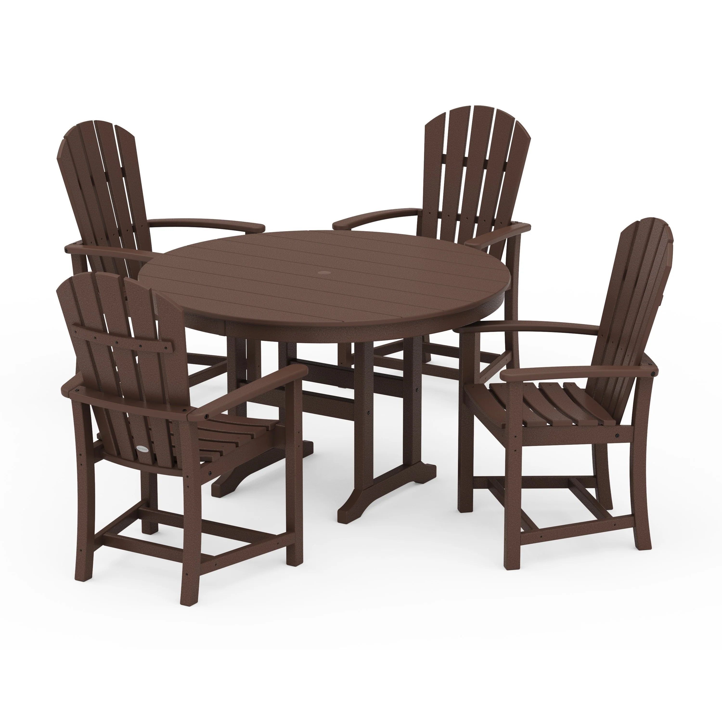 Palm Coast 5-Piece Round Farmhouse Dining Set - Image 12
