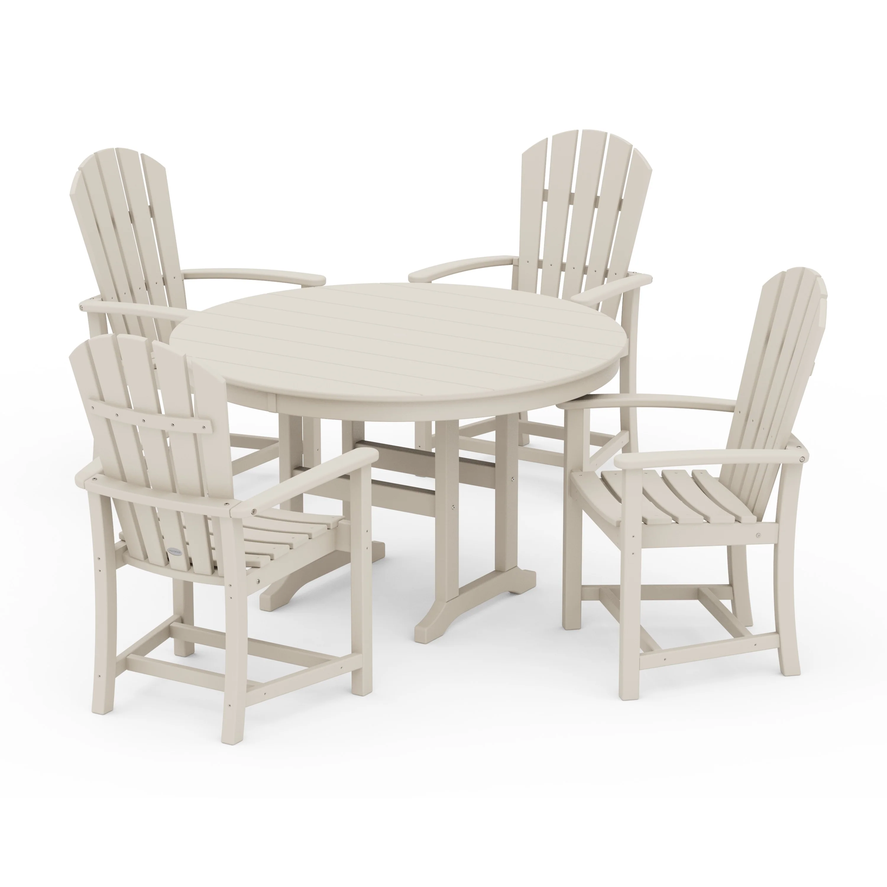 Palm Coast 5-Piece Round Farmhouse Dining Set - Image 13