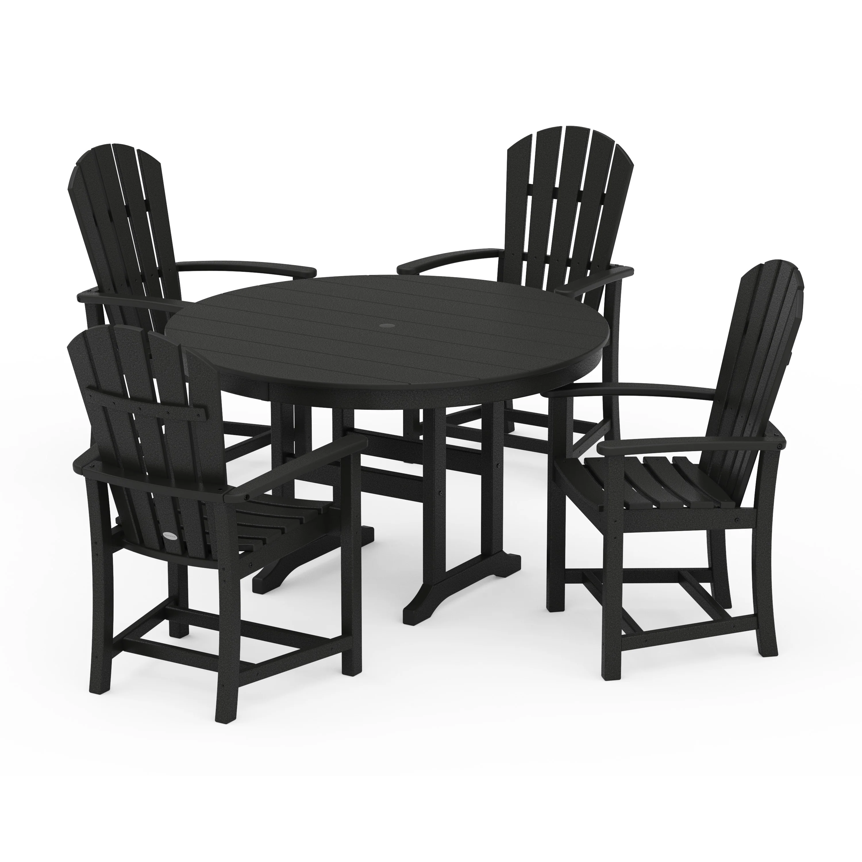 Palm Coast 5-Piece Round Farmhouse Dining Set - Image 14