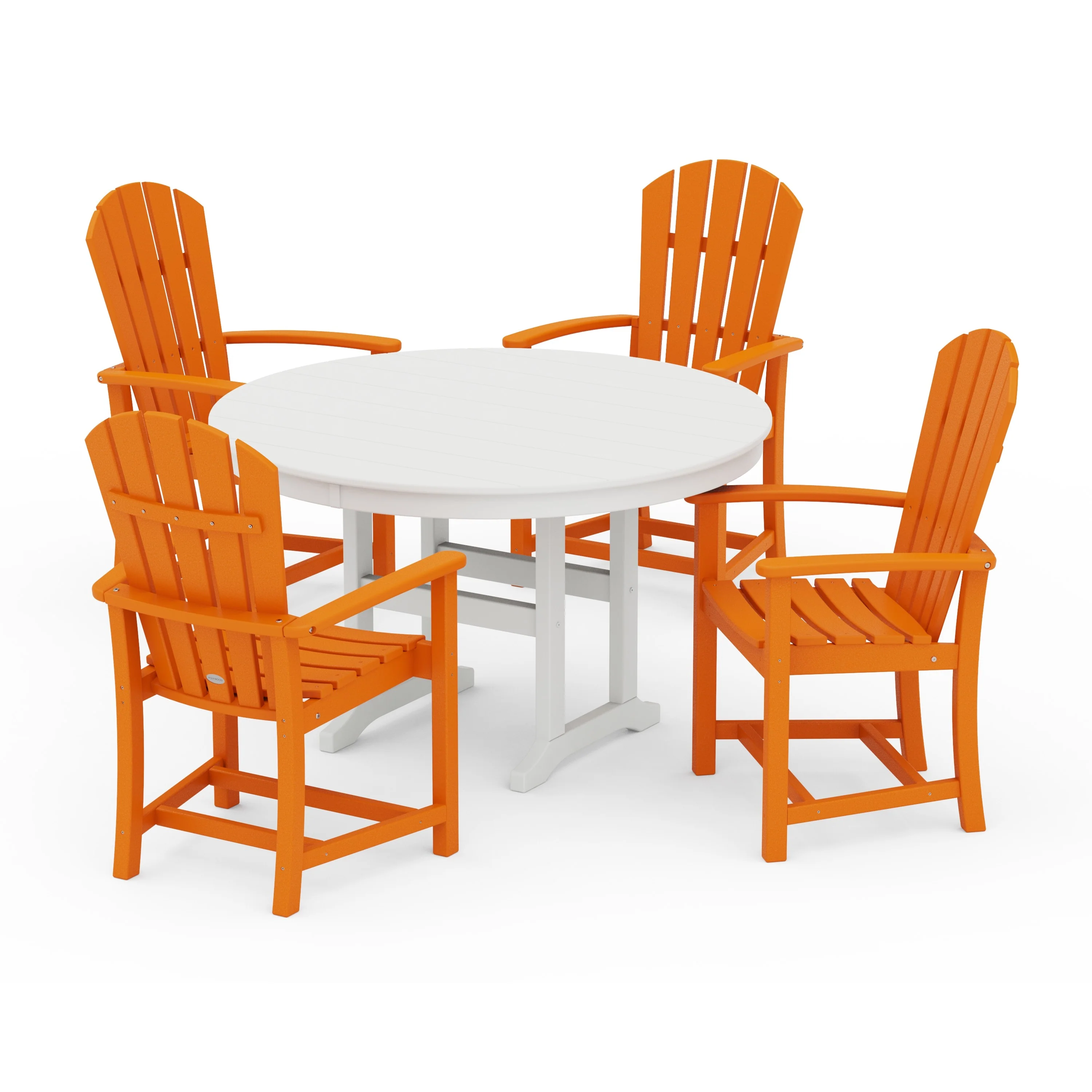 Palm Coast 5-Piece Round Farmhouse Dining Set - Image 16
