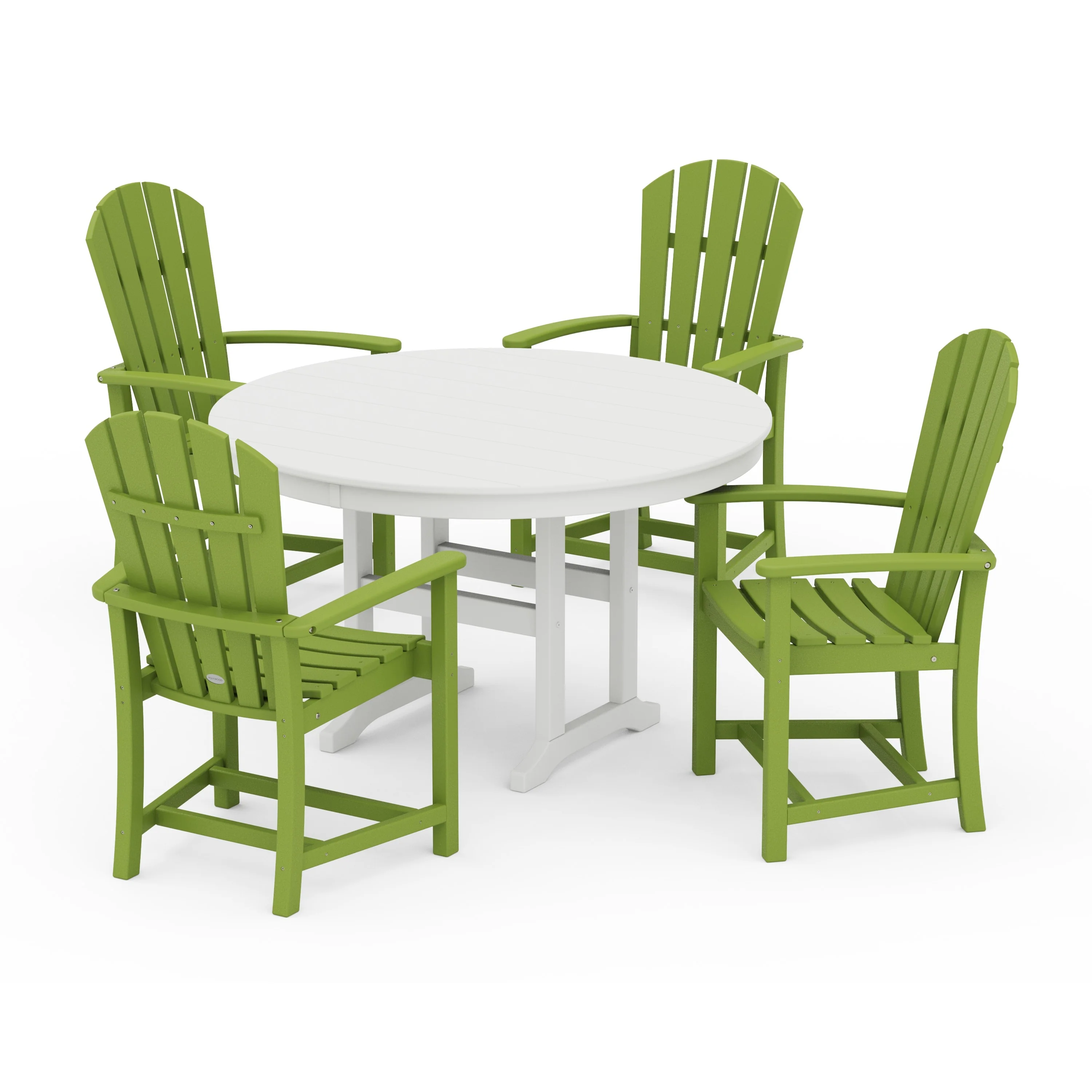 Palm Coast 5-Piece Round Farmhouse Dining Set - Image 17