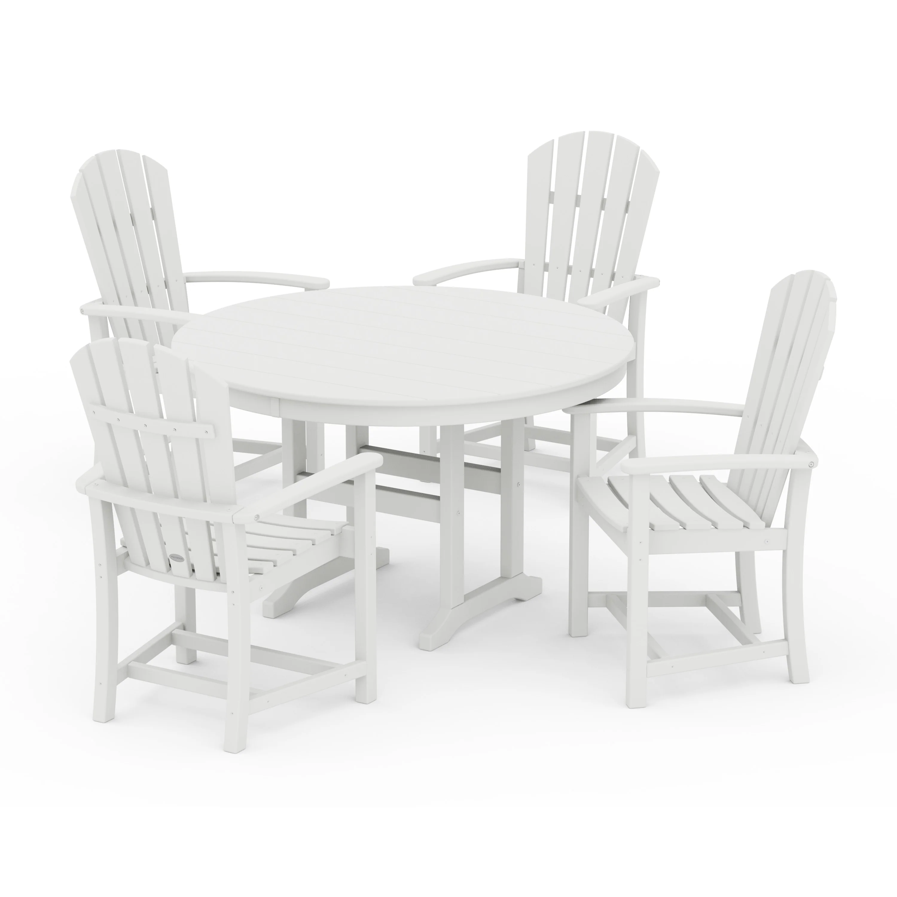 Palm Coast 5-Piece Round Farmhouse Dining Set - Image 5