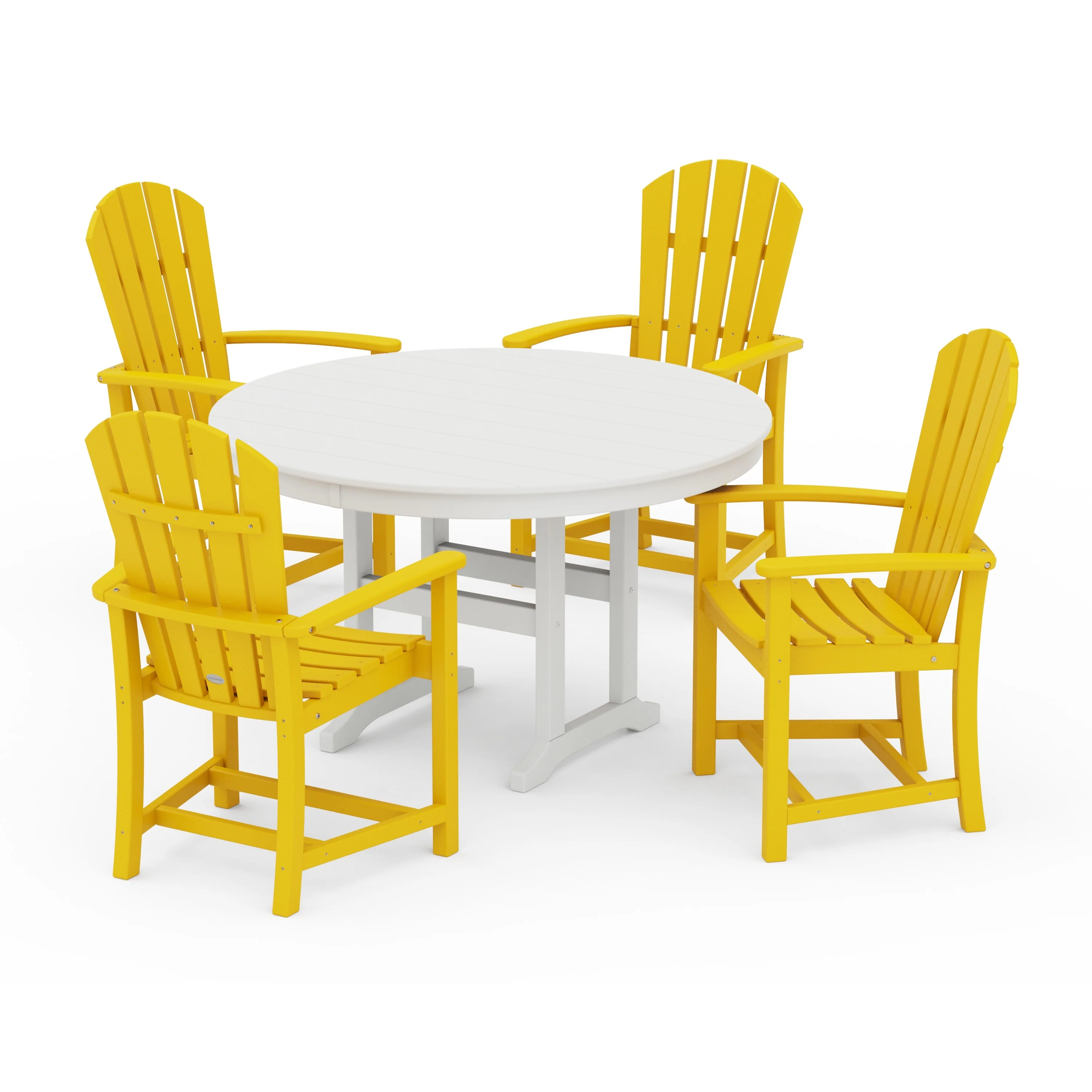 Palm Coast 5-Piece Round Farmhouse Dining Set - Image 6