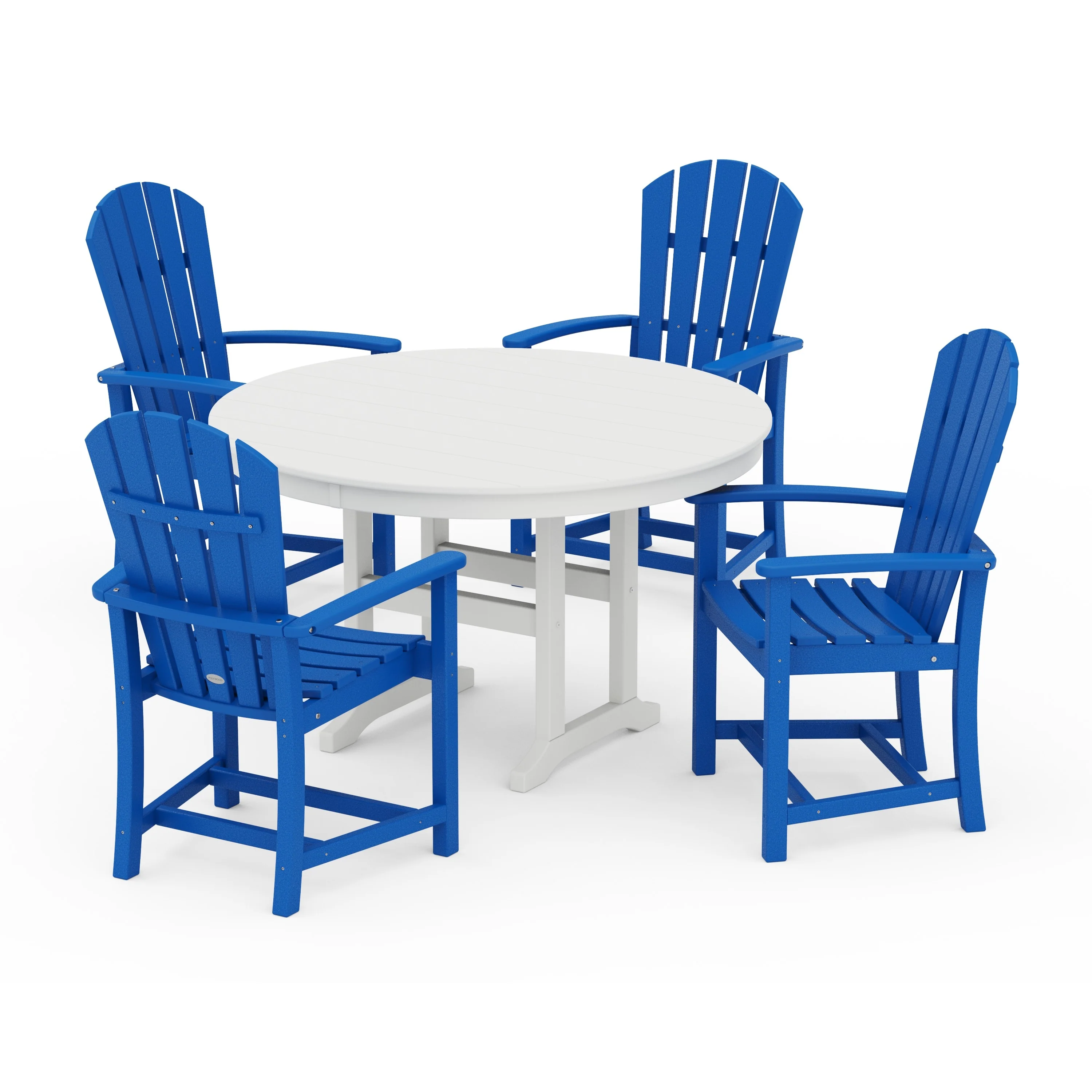 Palm Coast 5-Piece Round Farmhouse Dining Set - Image 7
