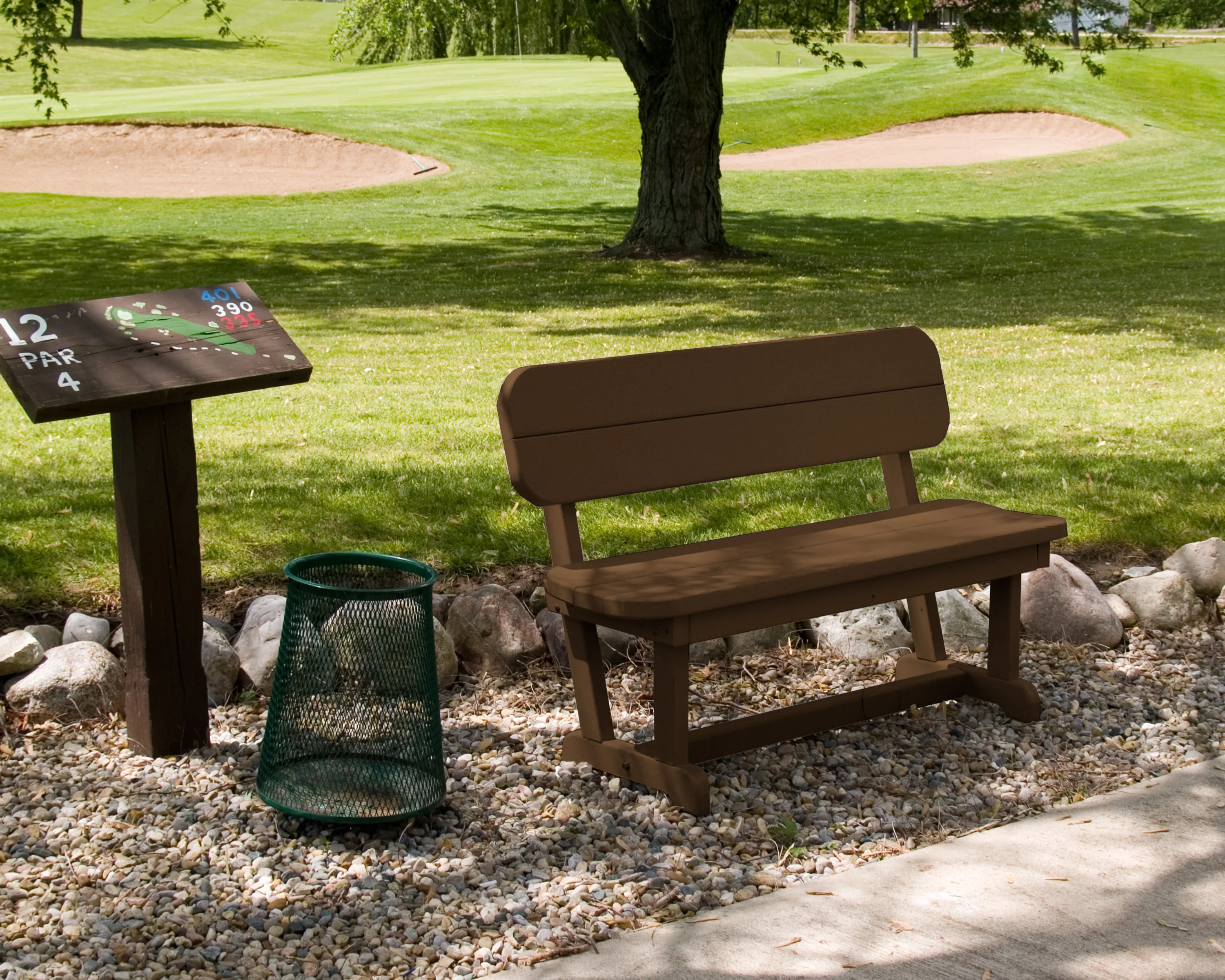 Park 48" Bench - Image 3