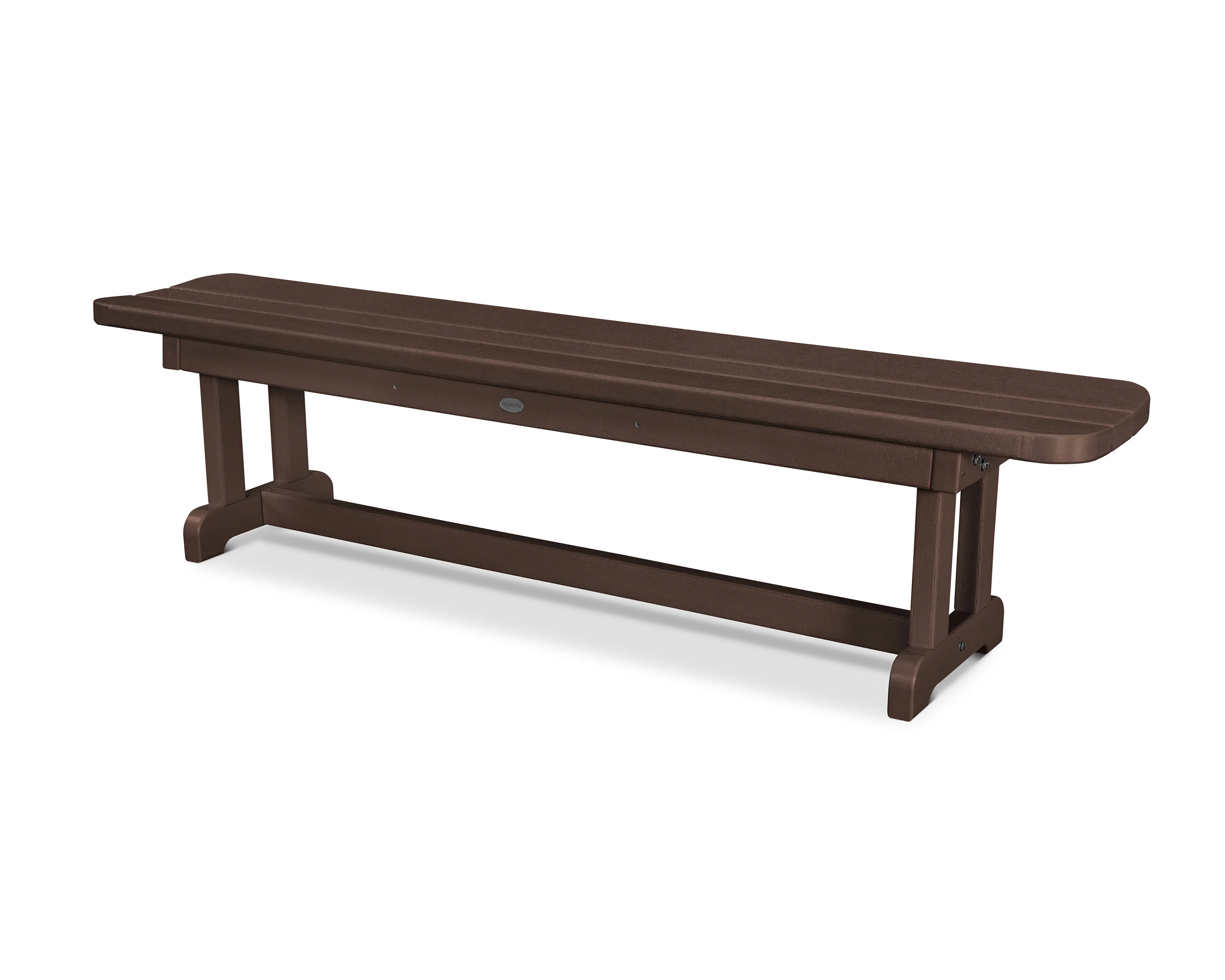 Park 72" Harvester Backless Bench - Image 3