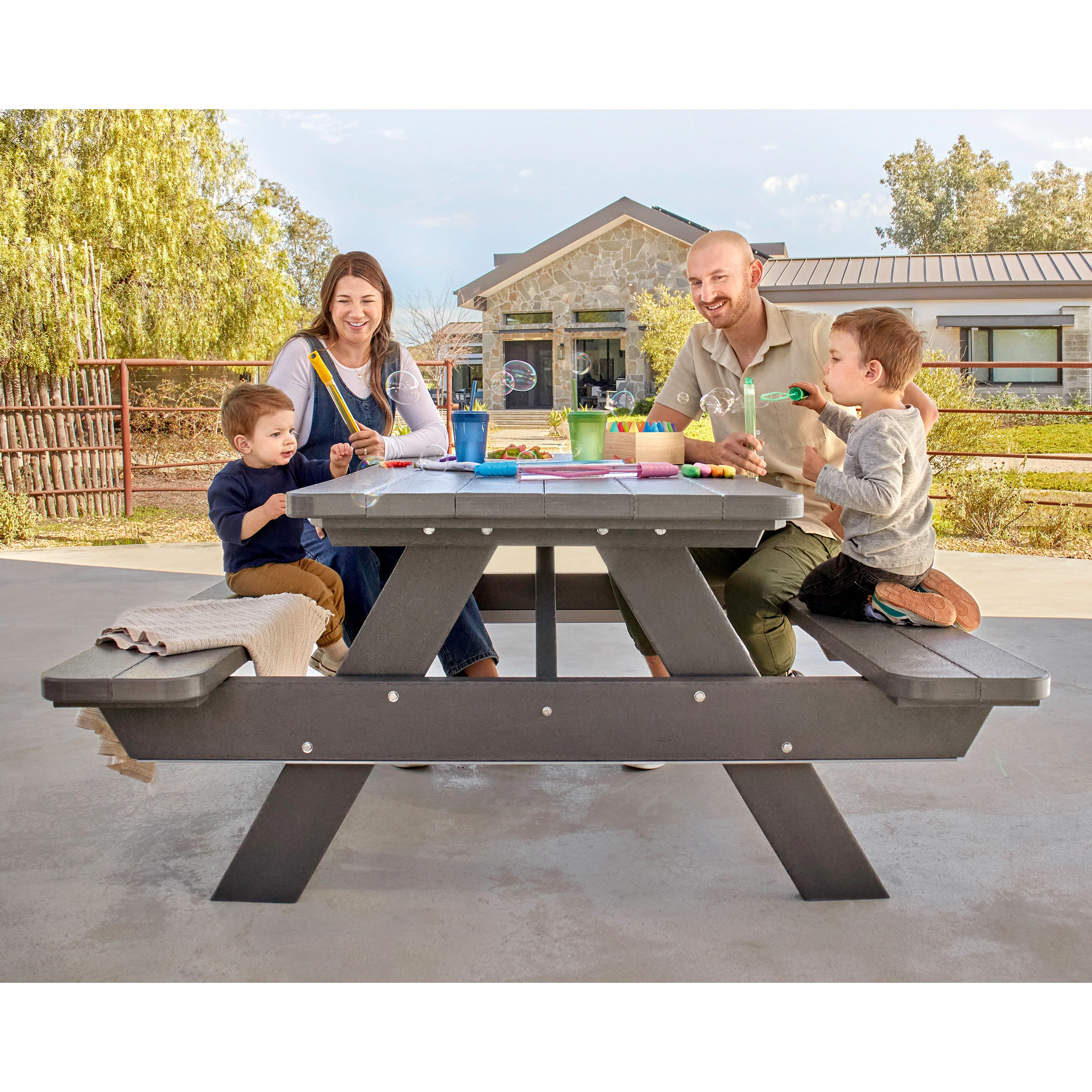 Park 72" Picnic Table - Image 11