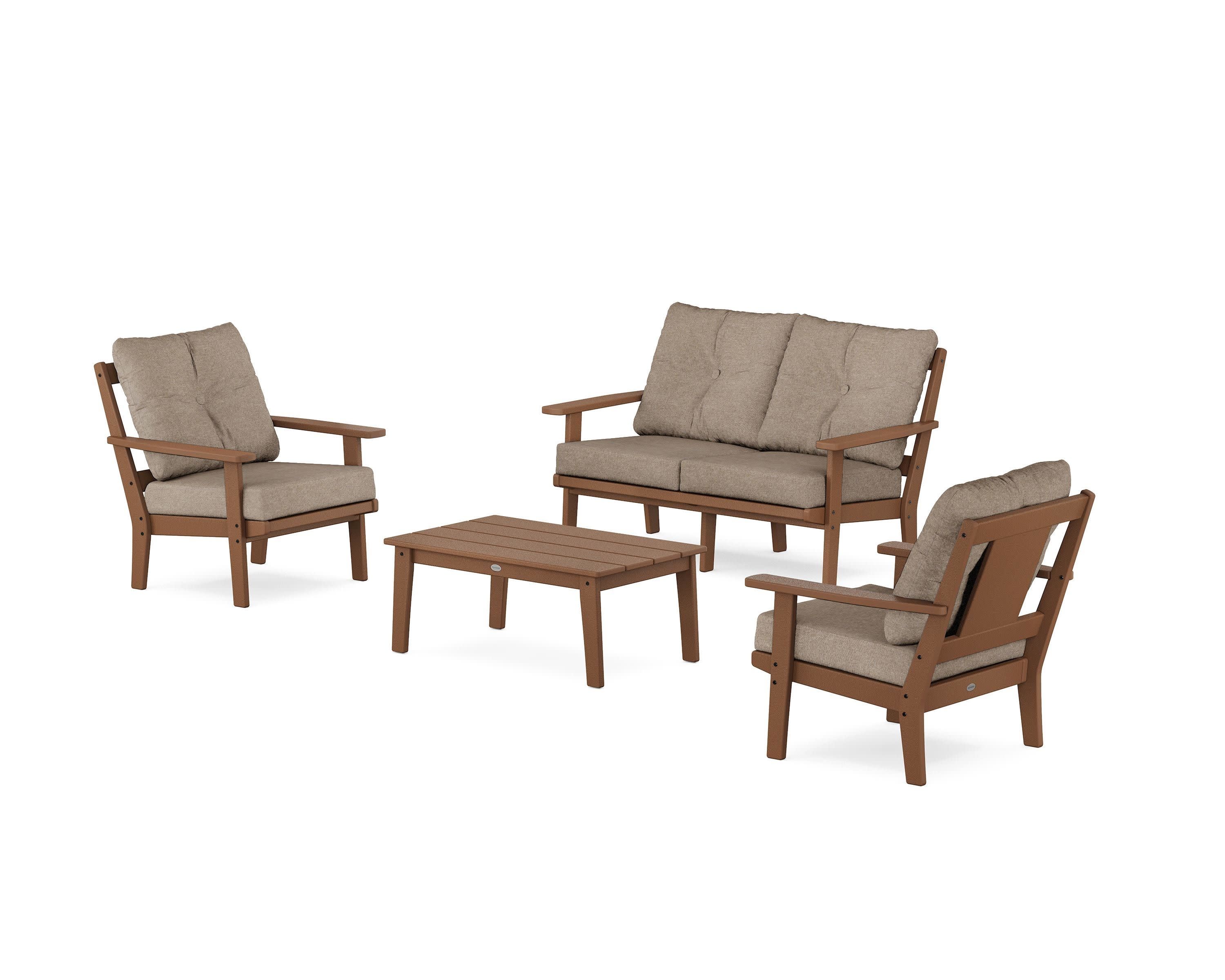 Prairie 4-Piece Deep Seating Set with Loveseat - Image 111