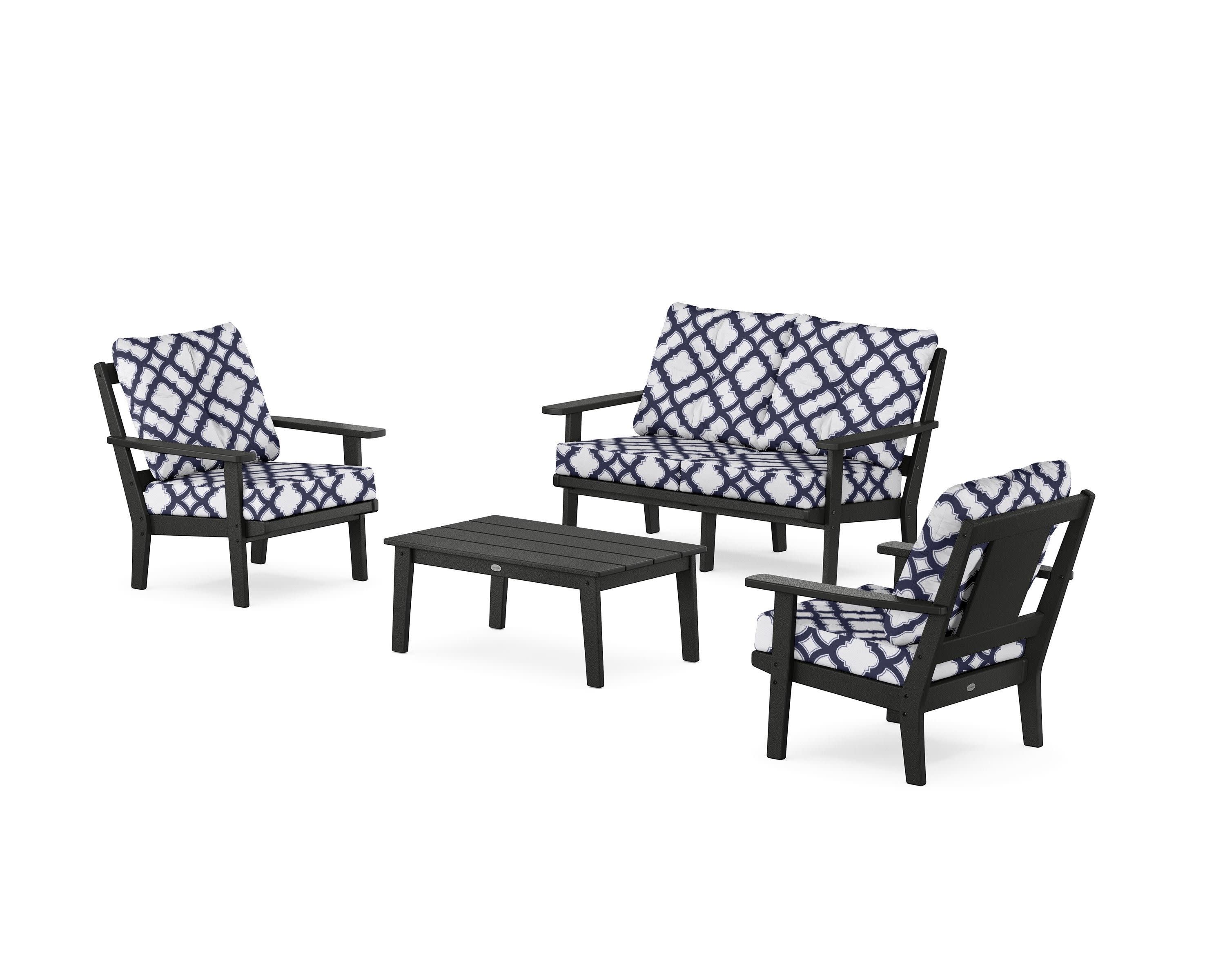 Prairie 4-Piece Deep Seating Set with Loveseat - Image 115