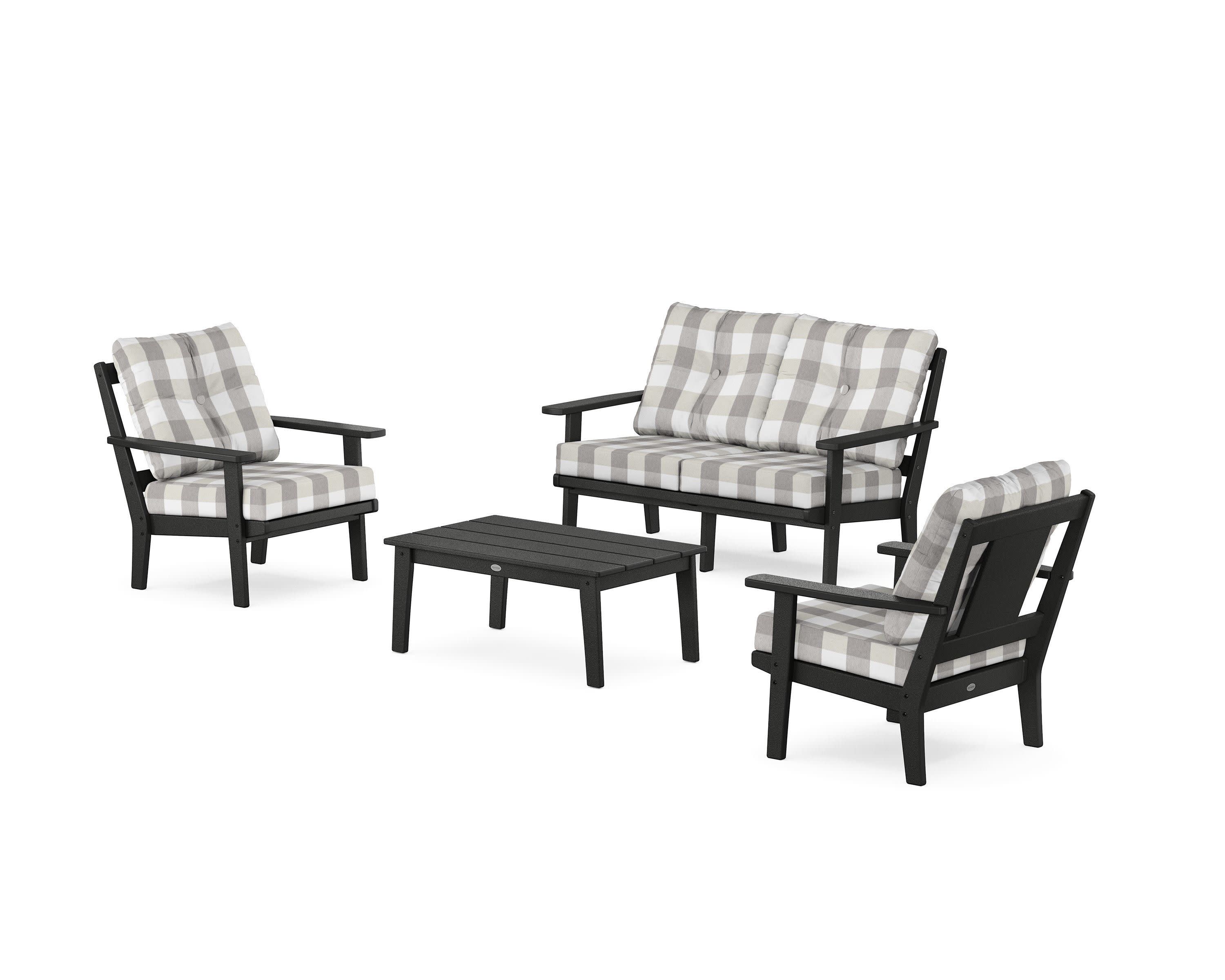 Prairie 4-Piece Deep Seating Set with Loveseat - Image 139