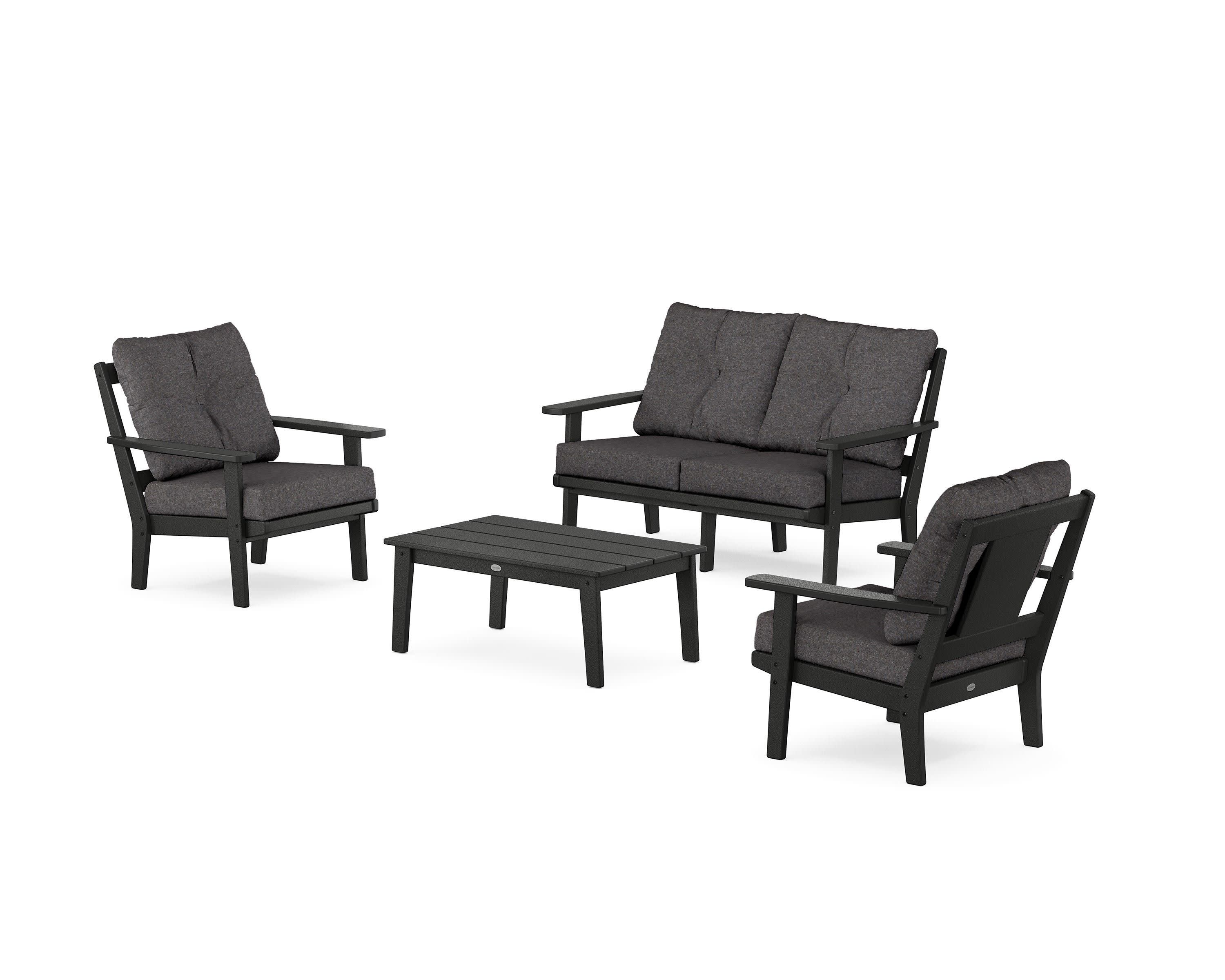 Prairie 4-Piece Deep Seating Set with Loveseat - Image 26
