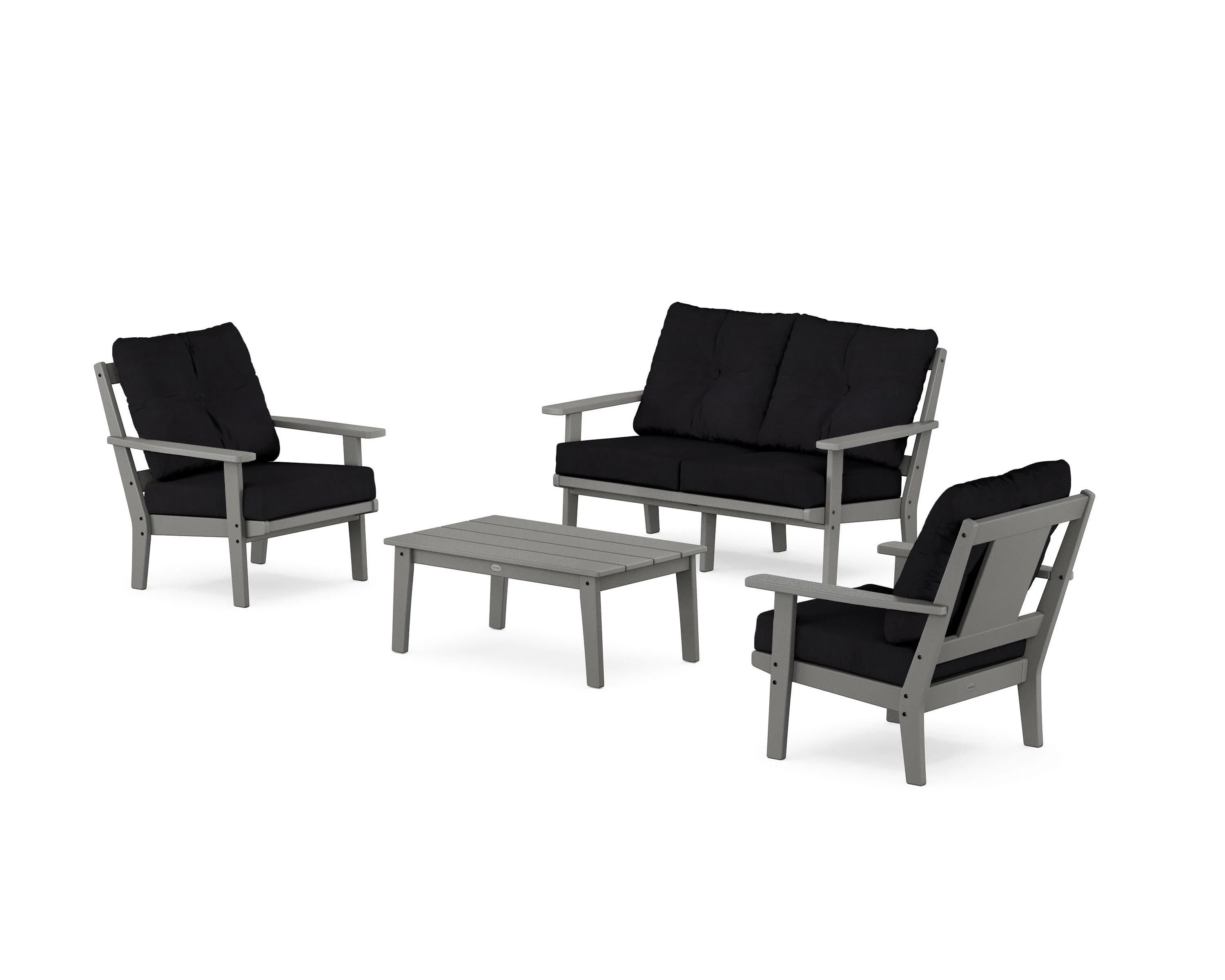 Prairie 4-Piece Deep Seating Set with Loveseat - Image 29