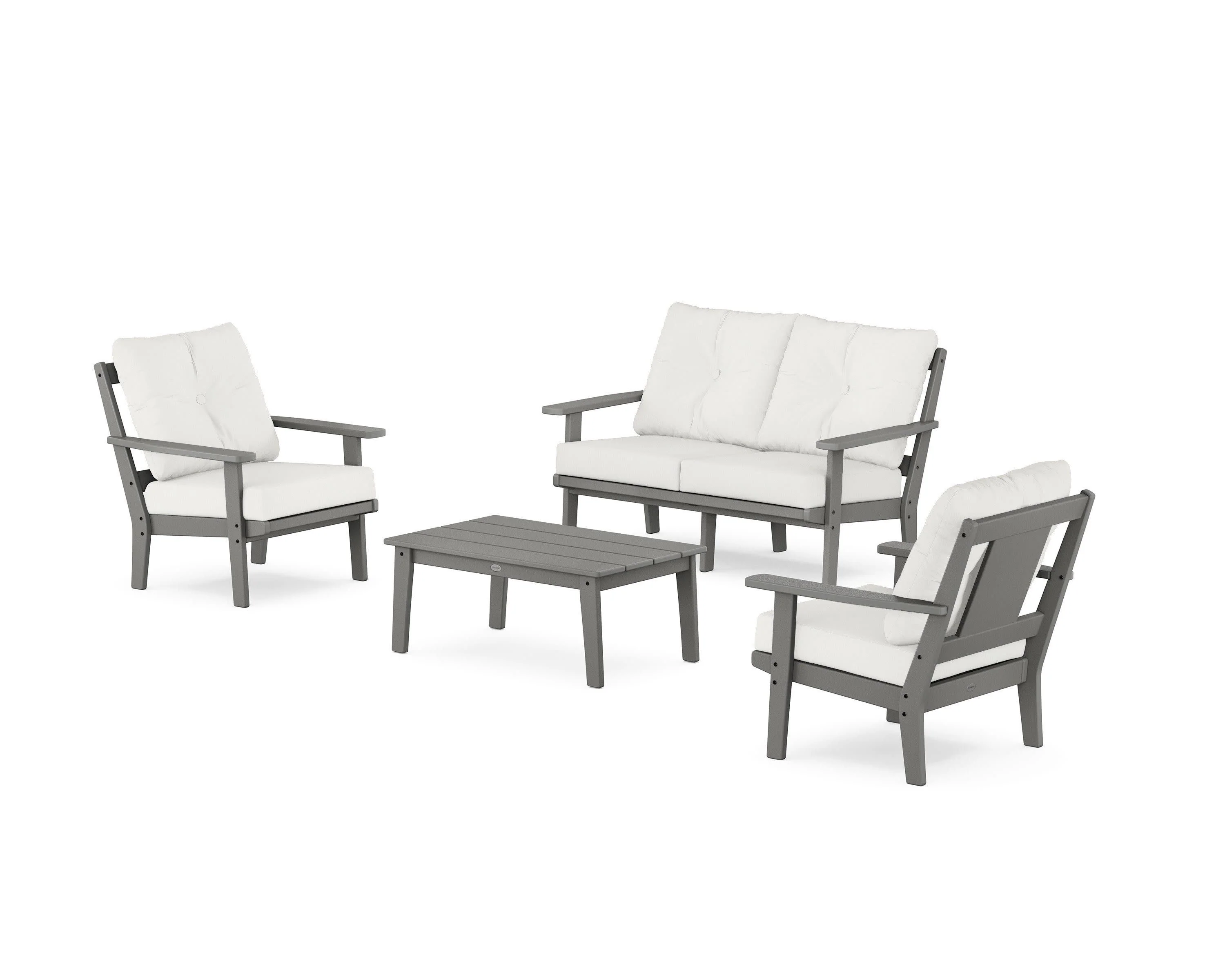 Prairie 4-Piece Deep Seating Set with Loveseat - Image 30