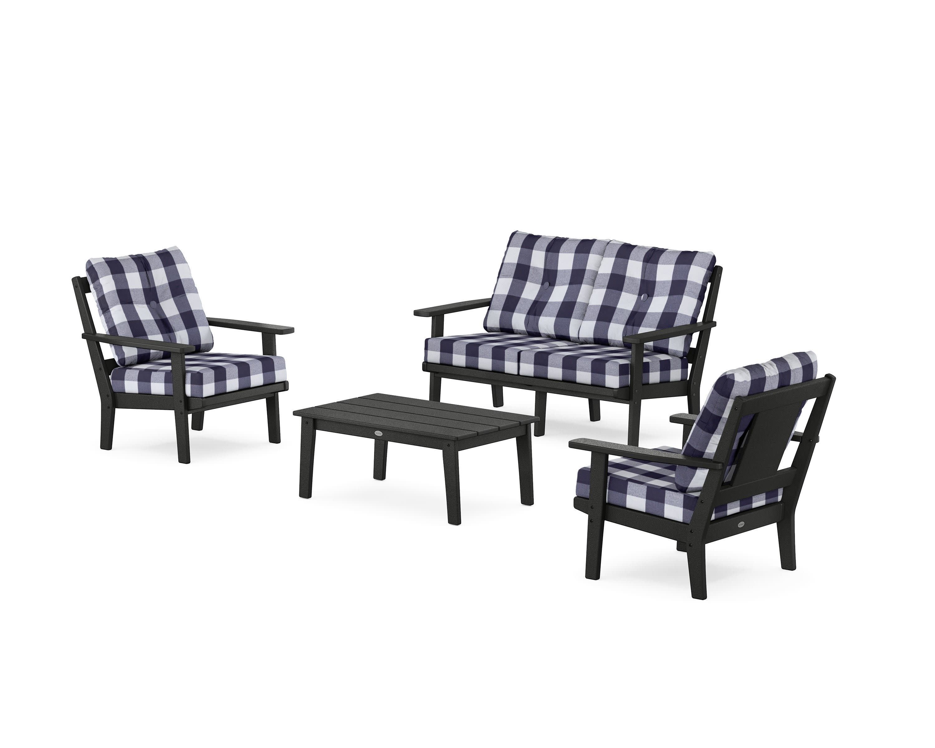 Prairie 4-Piece Deep Seating Set with Loveseat - Image 51