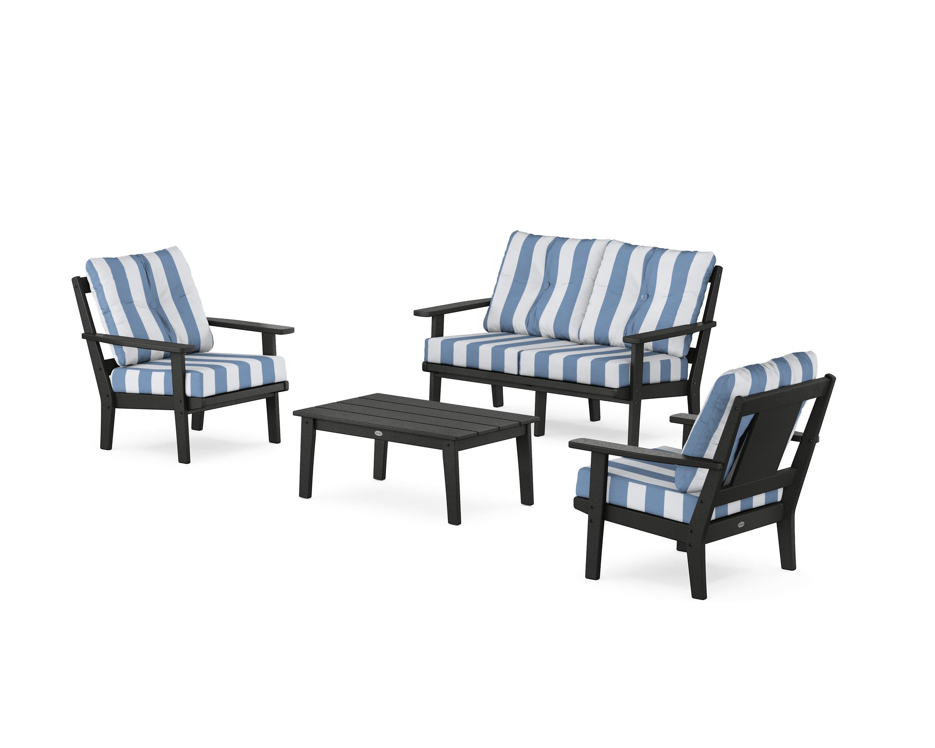 Prairie 4-Piece Deep Seating Set with Loveseat - Image 83