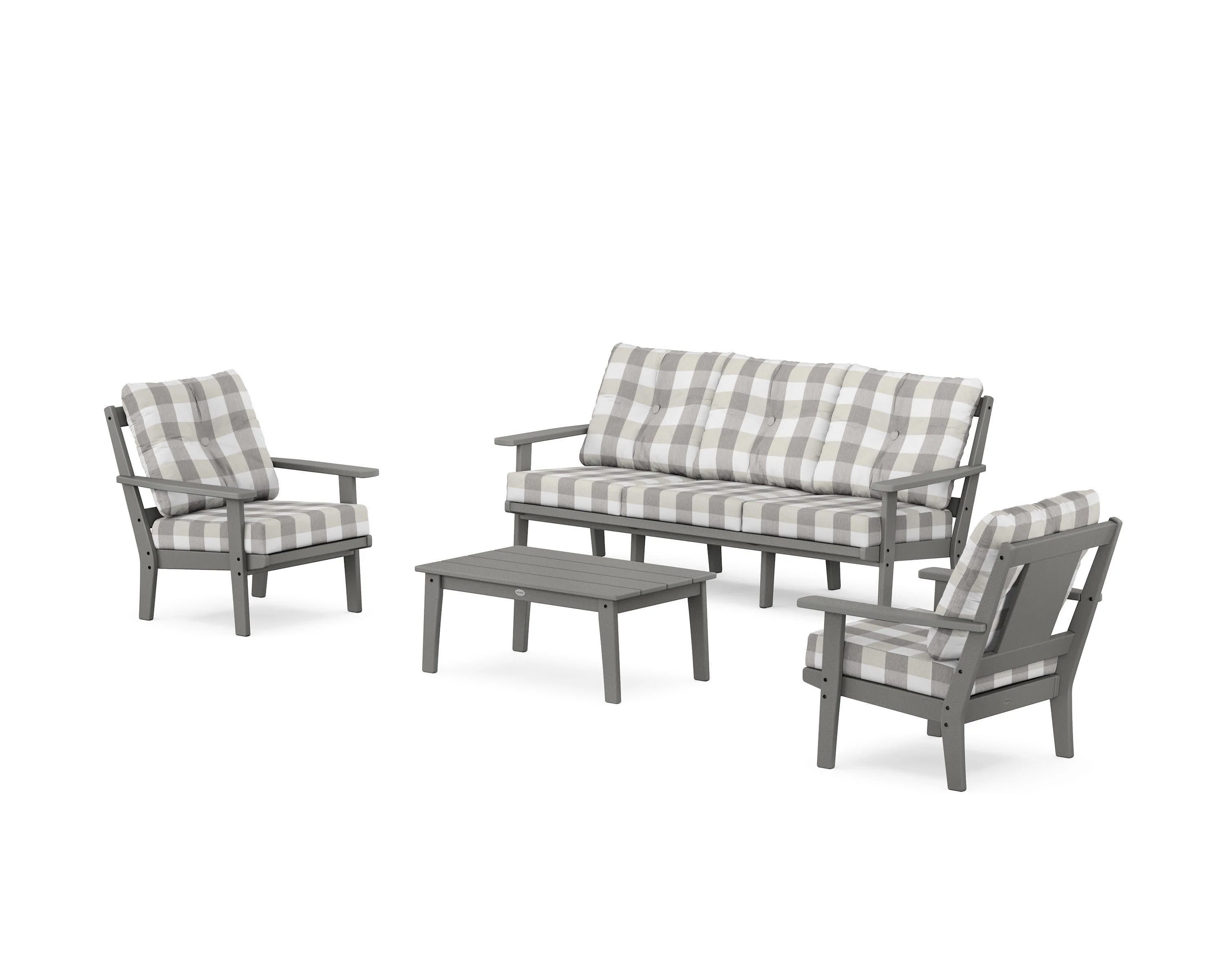 Prairie 4-Piece Deep Seating Set with Sofa - Image 10