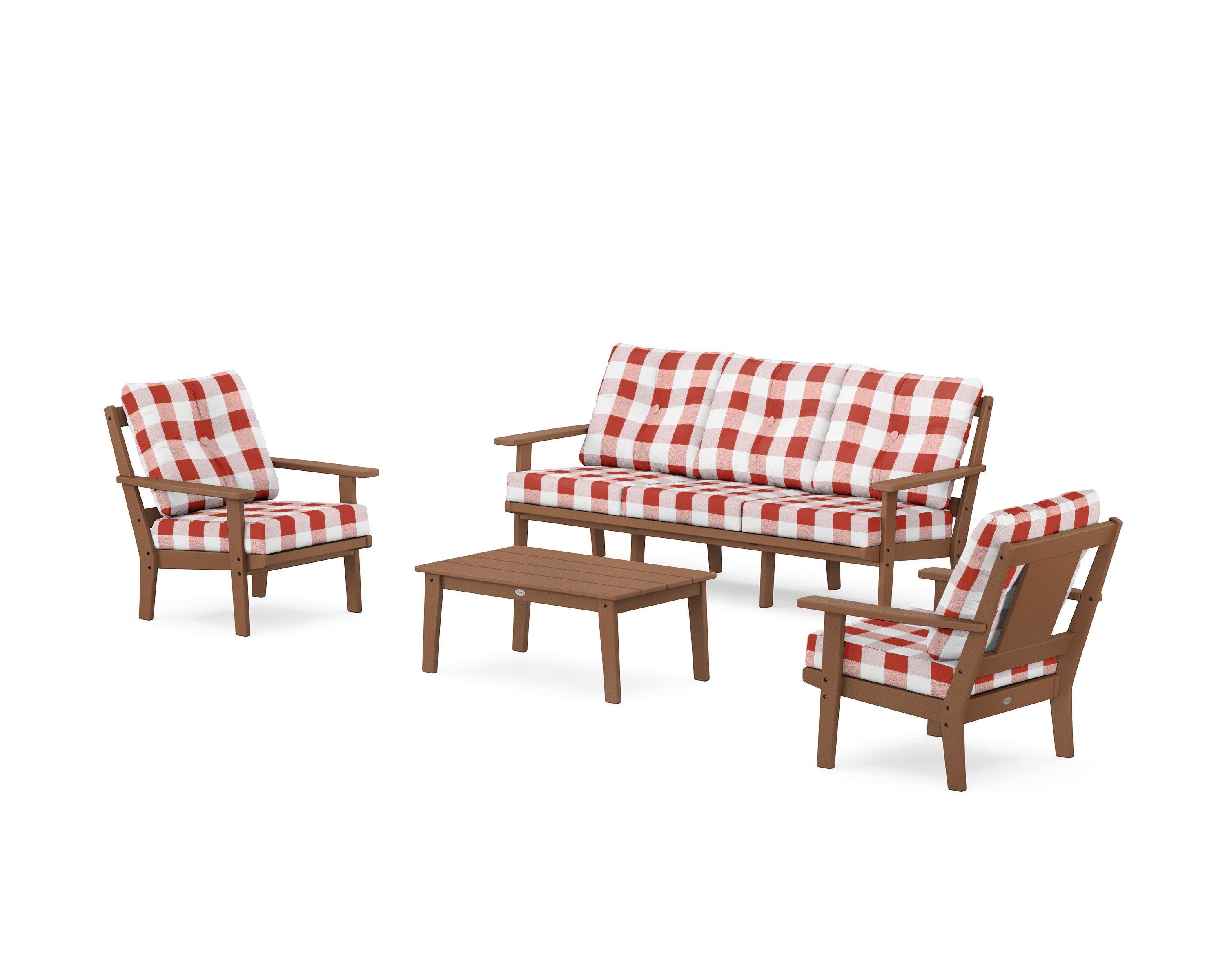 Prairie 4-Piece Deep Seating Set with Sofa - Image 174