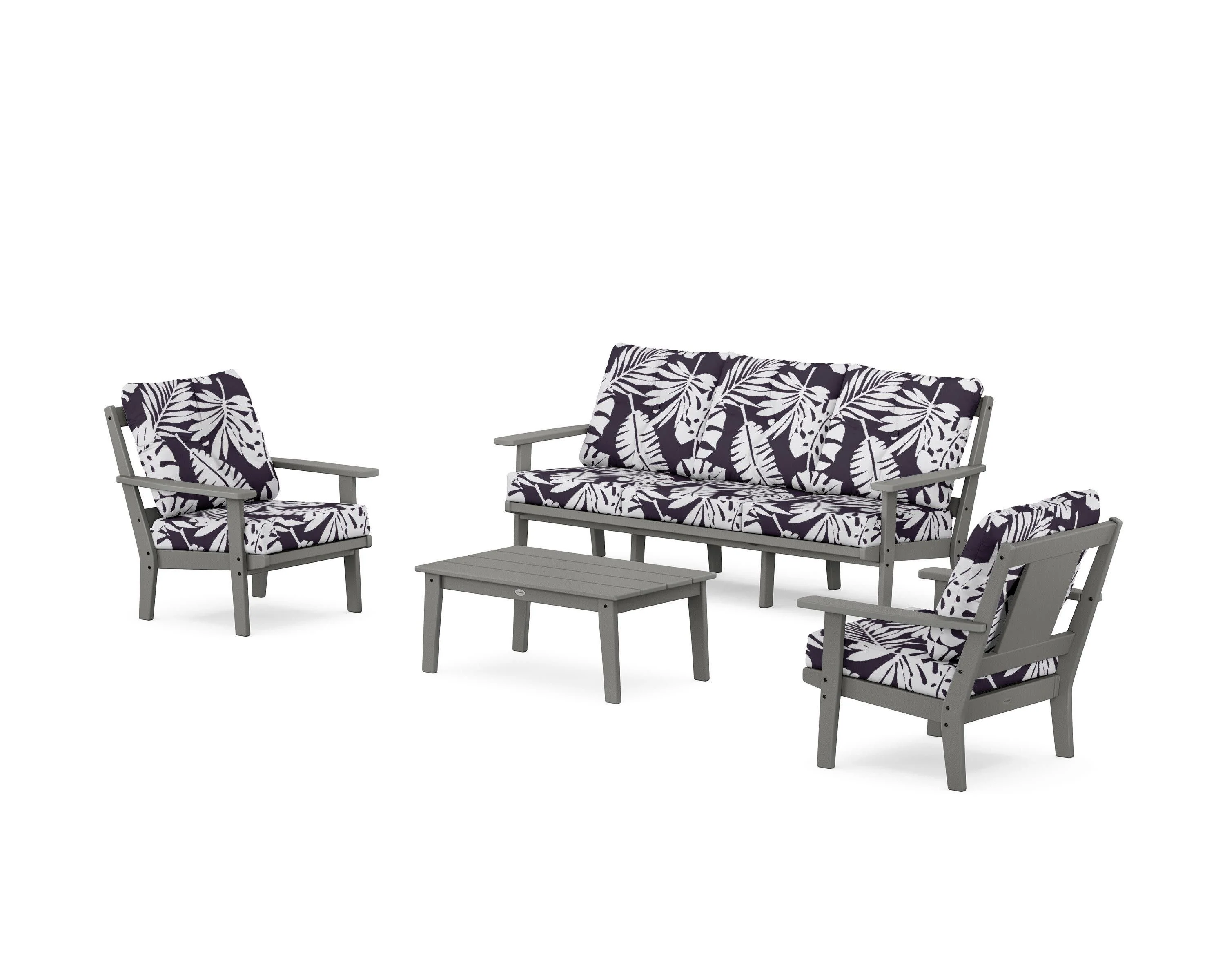 Prairie 4-Piece Deep Seating Set with Sofa - Image 30