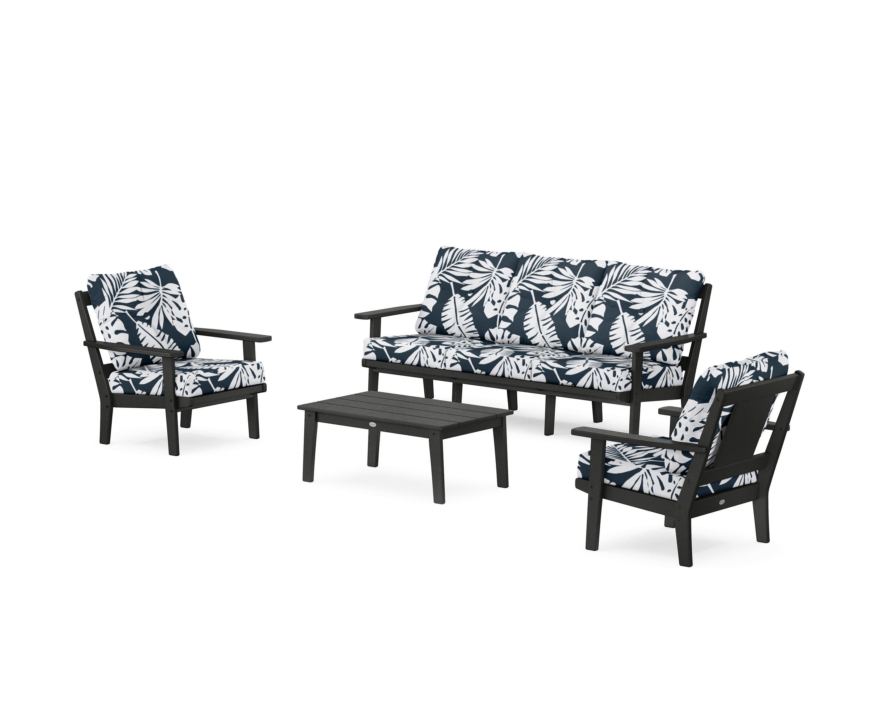 Prairie 4-Piece Deep Seating Set with Sofa - Image 36