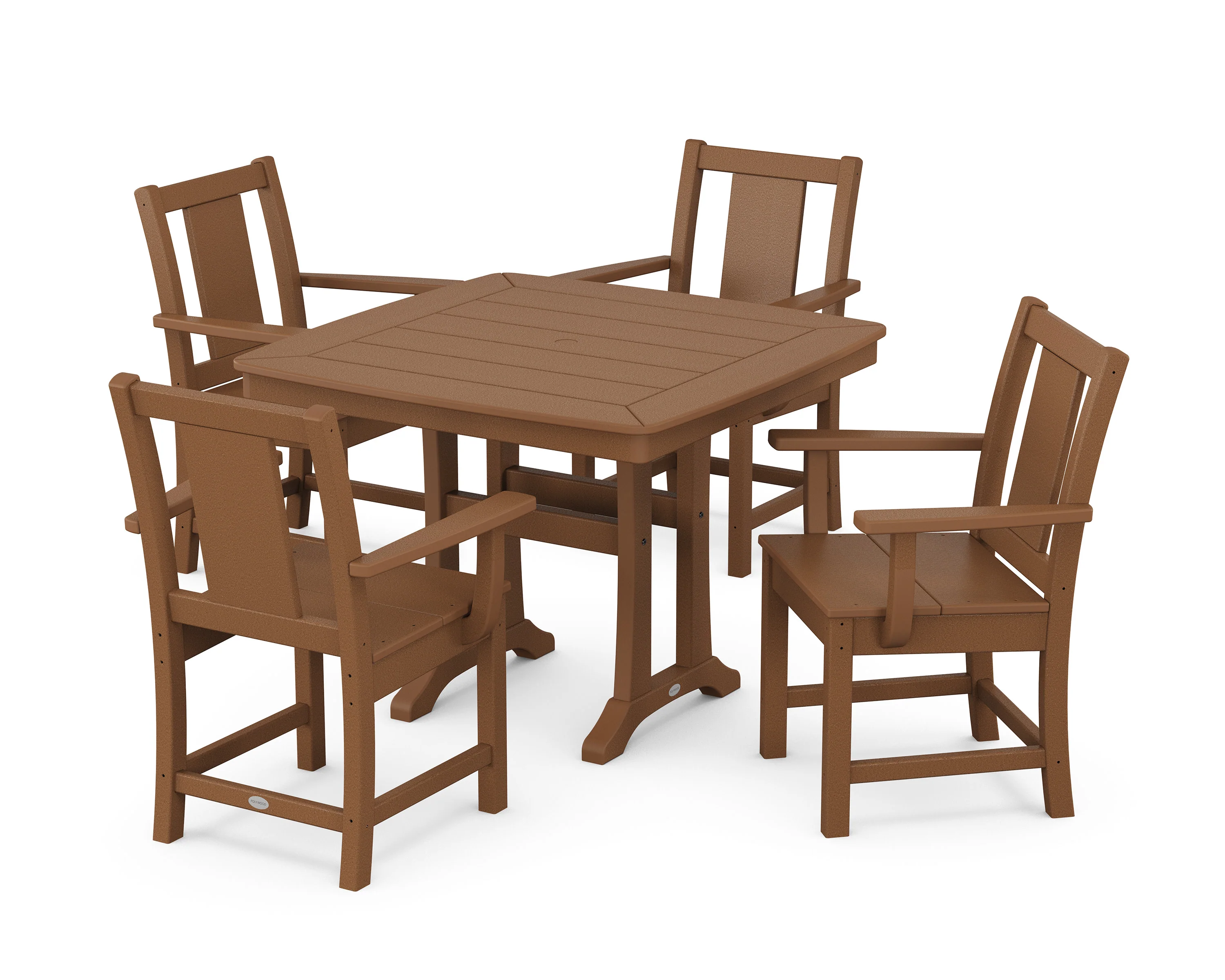 Prairie 5-Piece Dining Set with Trestle Legs - Image 6