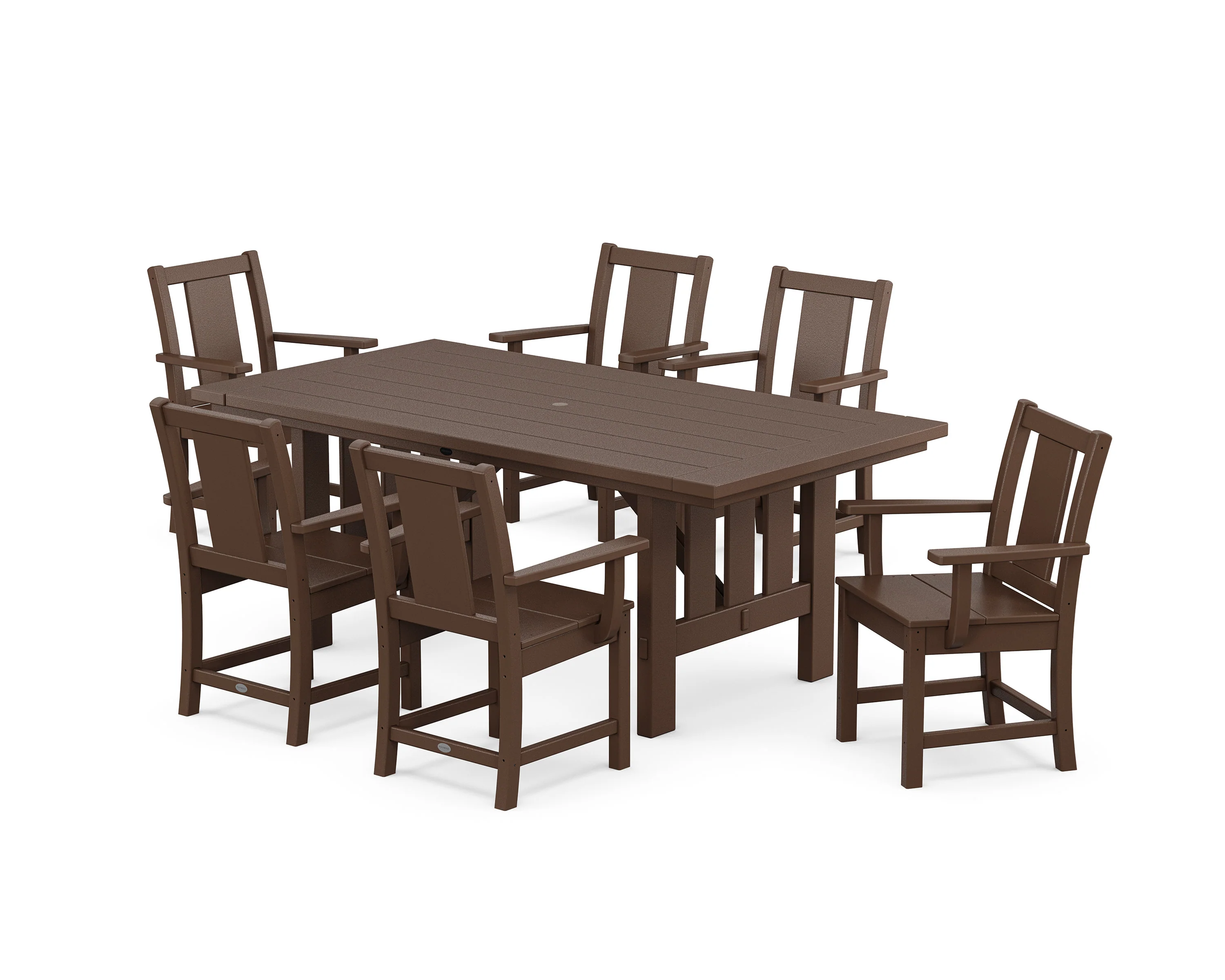 Prairie Arm Chair 7-Piece Mission Dining Set - Image 6