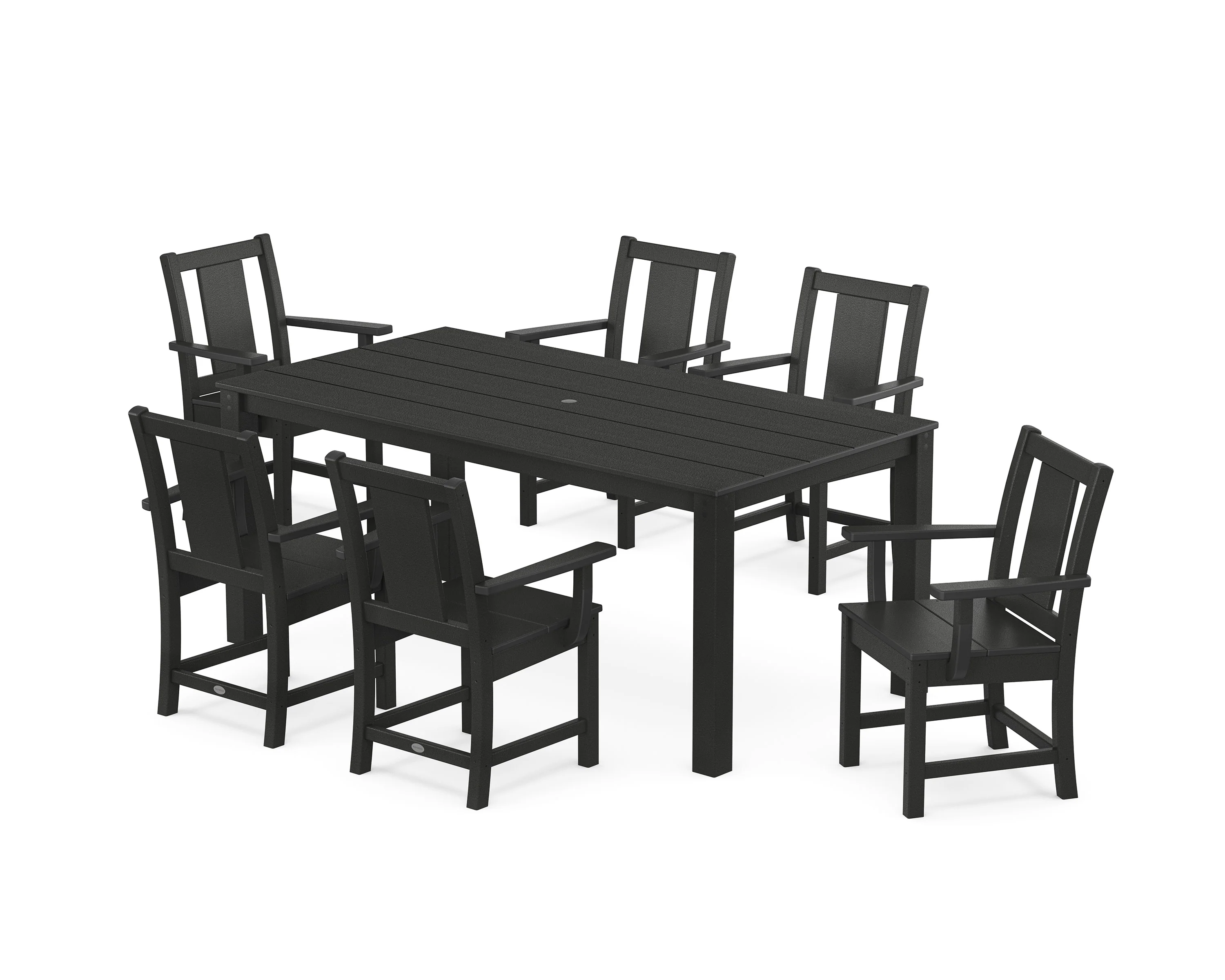 Prairie Arm Chair 7-Piece Parsons Dining Set - Image 5
